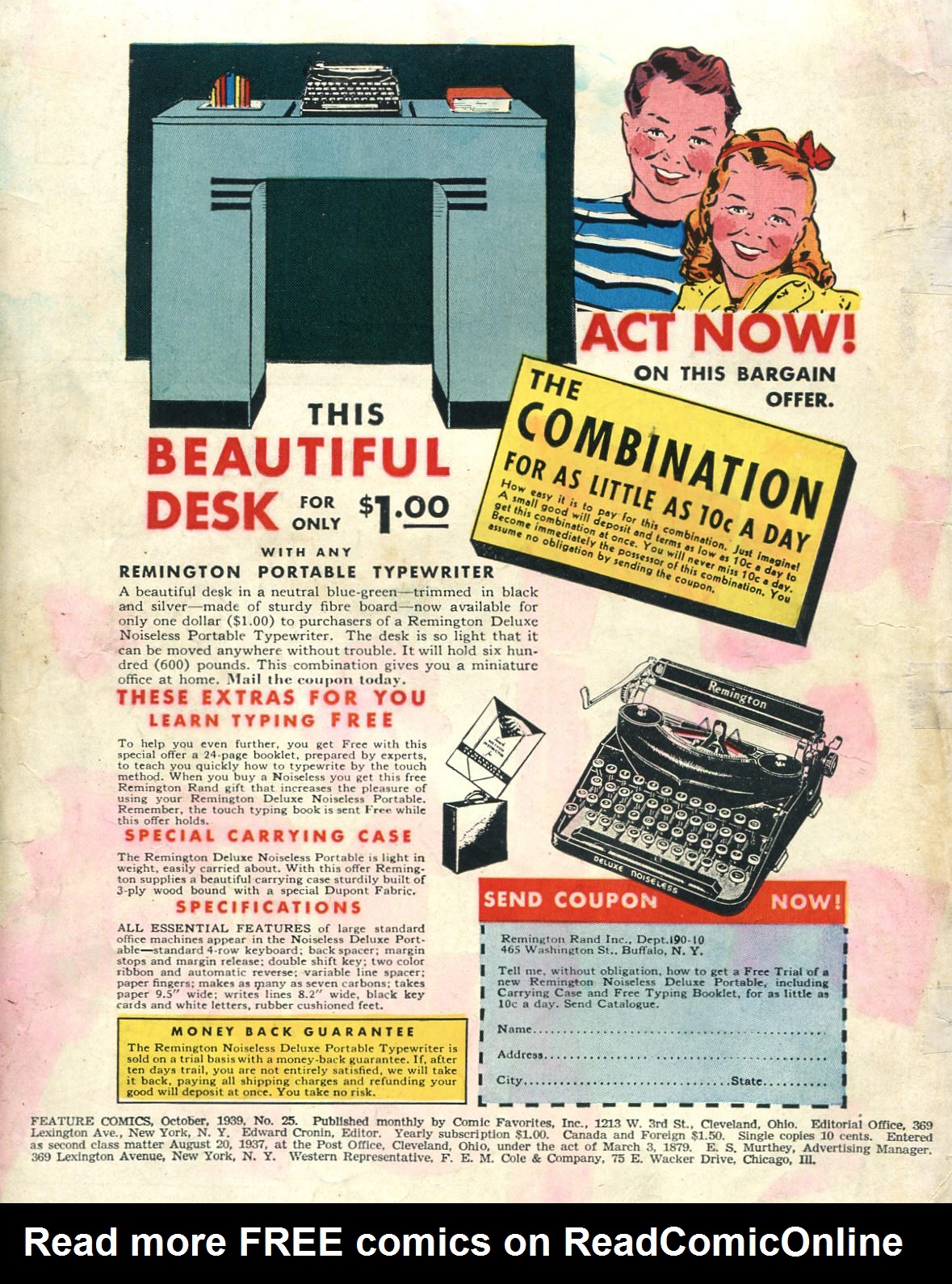 Read online Feature Comics comic -  Issue #25 - 2