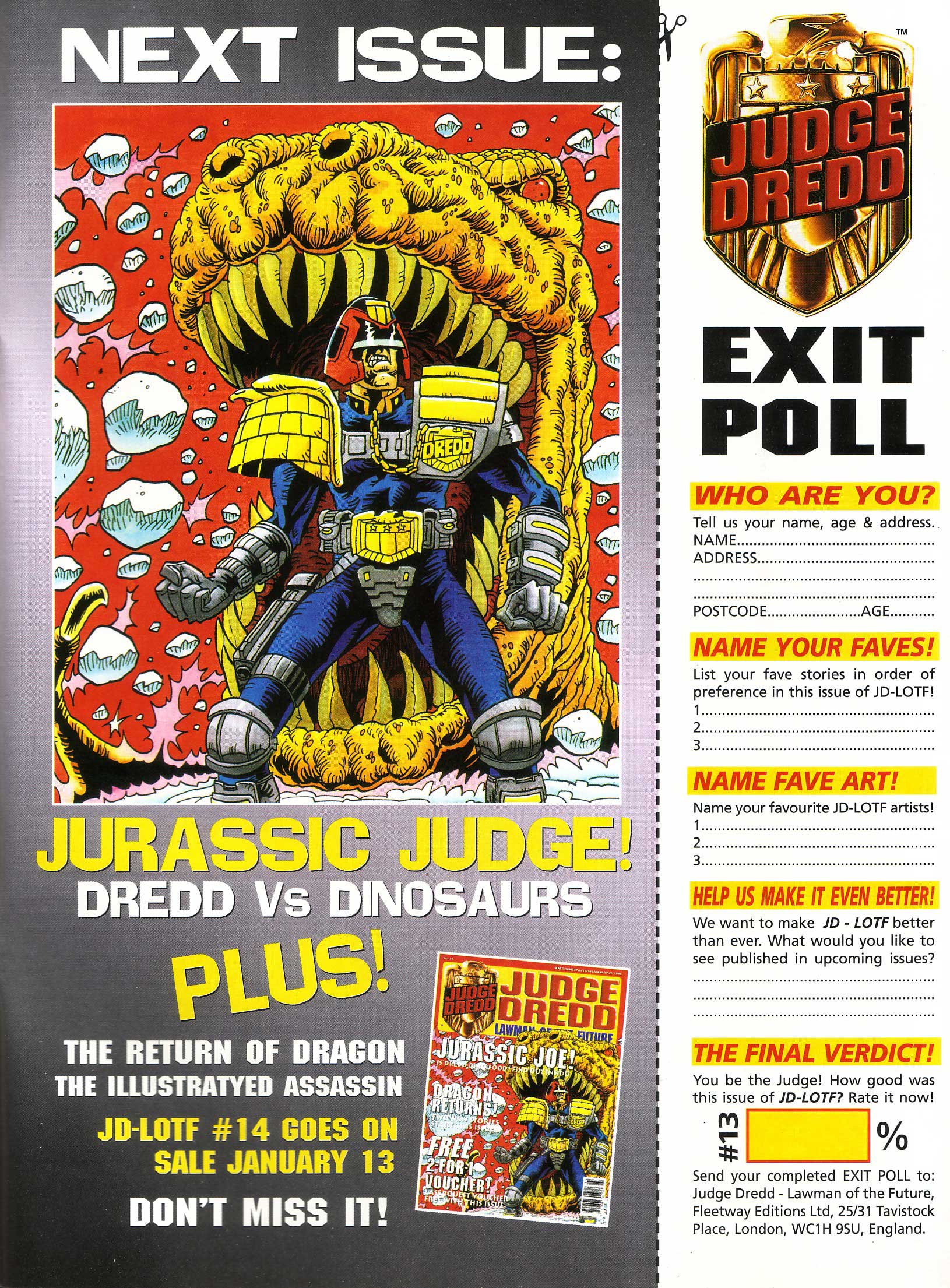 Read online Judge Dredd Lawman of the Future comic -  Issue #13 - 33