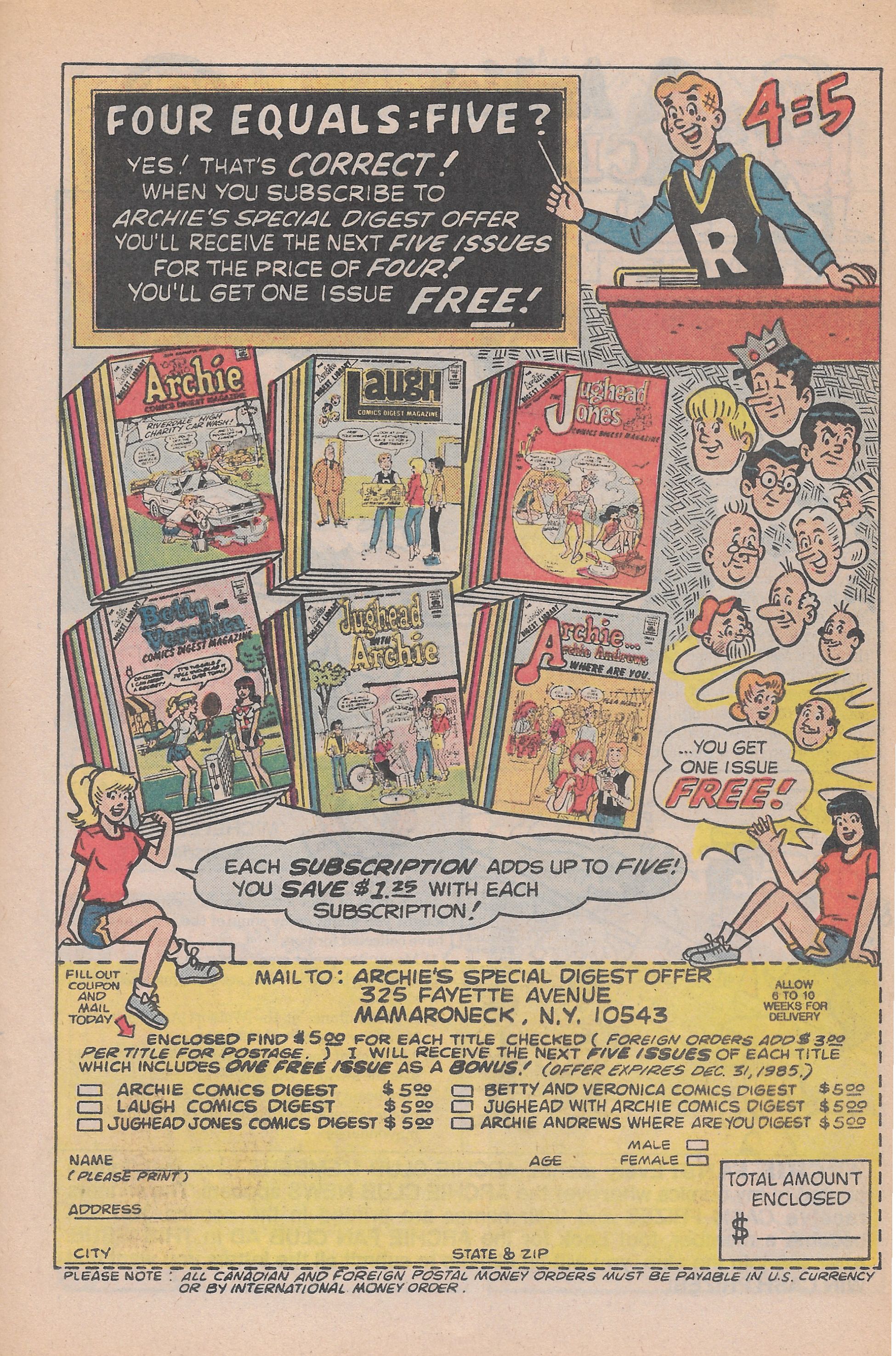 Read online Life With Archie (1958) comic -  Issue #251 - 25