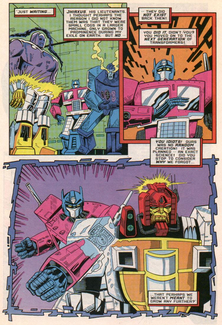 Read online Transformers: Generation 2 (1994) comic -  Issue #5 - 18