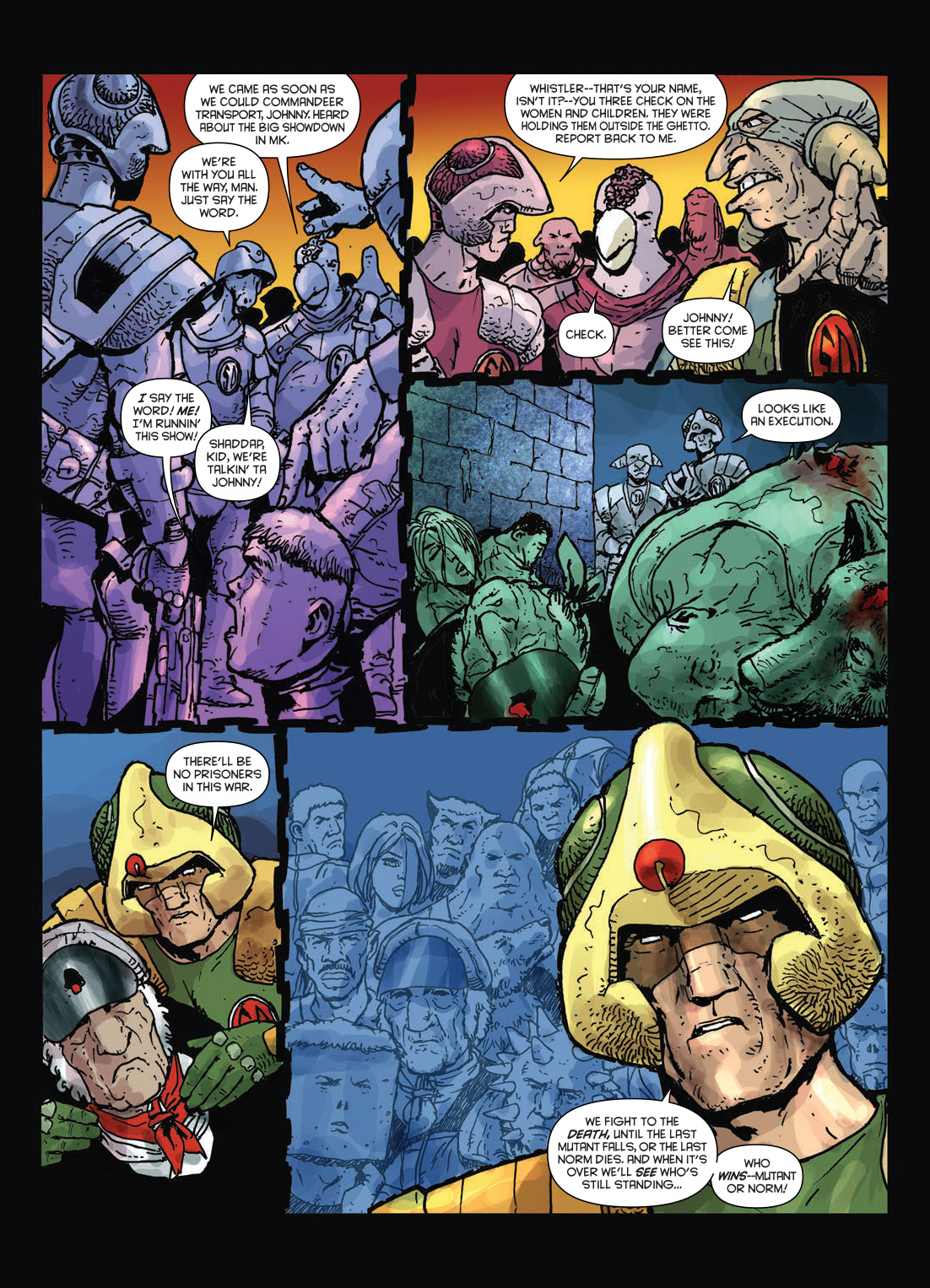 Read online Strontium Dog: The Life and Death of Johnny Alpha: Dogs of War comic -  Issue # TPB - 64