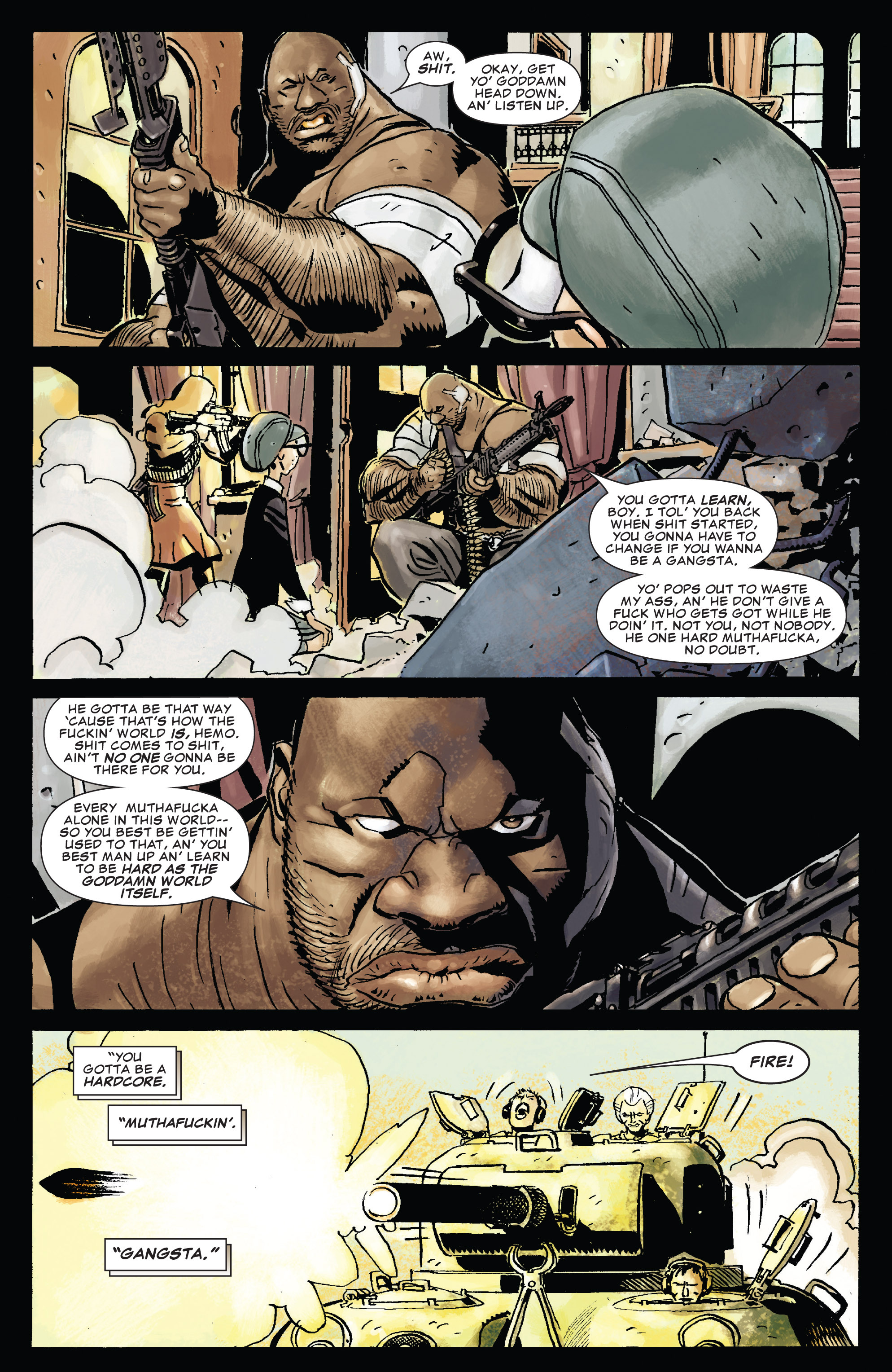 Read online Punisher MAX Presents: Barracuda comic -  Issue #5 - 10