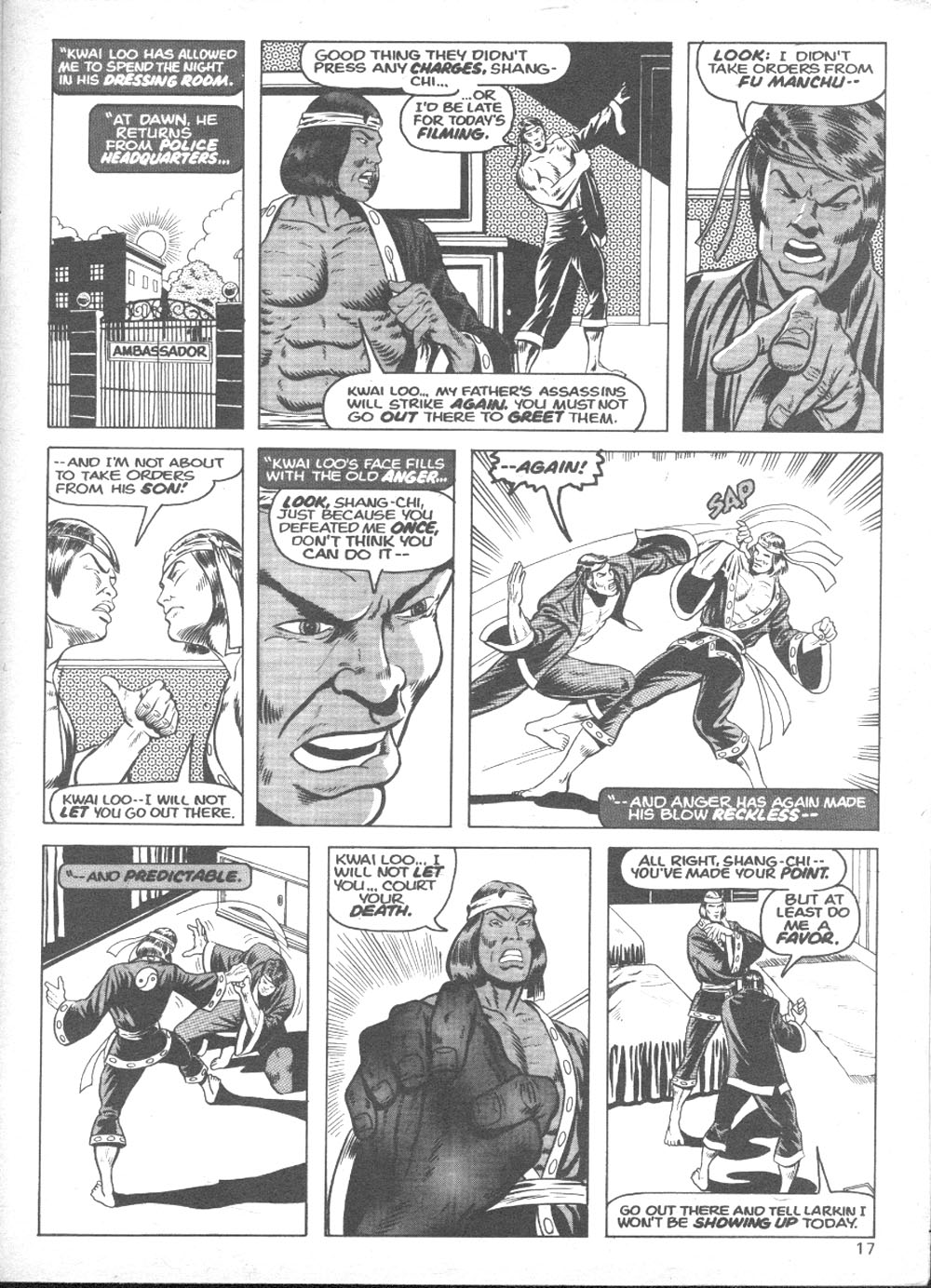 Read online The Deadly Hands of Kung Fu comic -  Issue #5 - 17