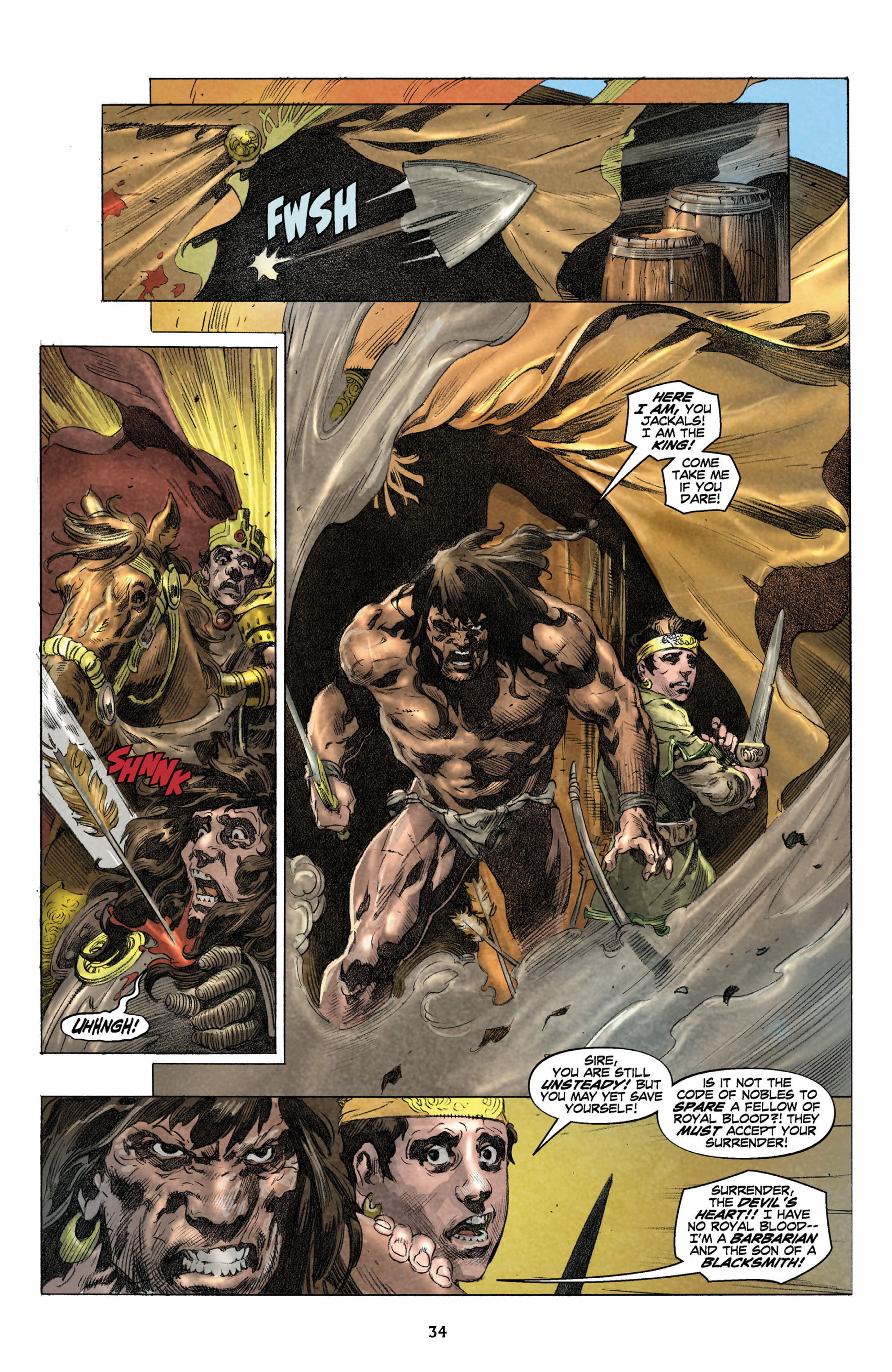 Read online King Conan: The Hour of the Dragon comic -  Issue # _TPB - 35
