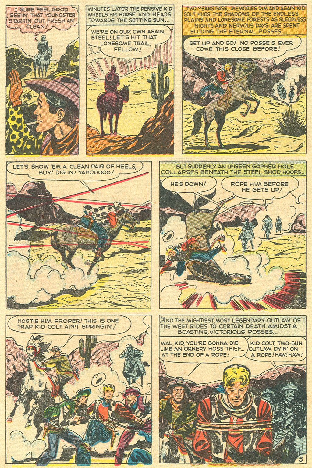 Read online Kid Colt Outlaw comic -  Issue #10 - 38