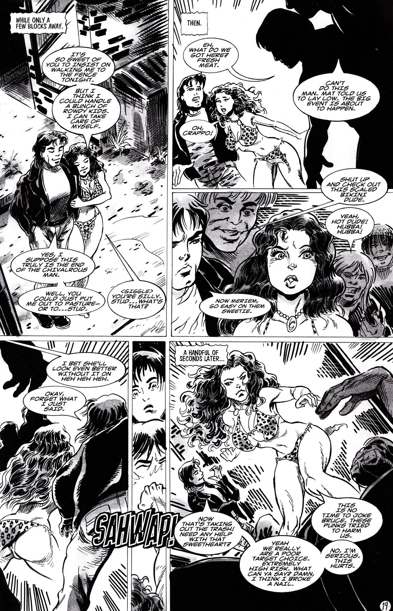 Read online Cavewoman: Gangster comic -  Issue #1 - 21