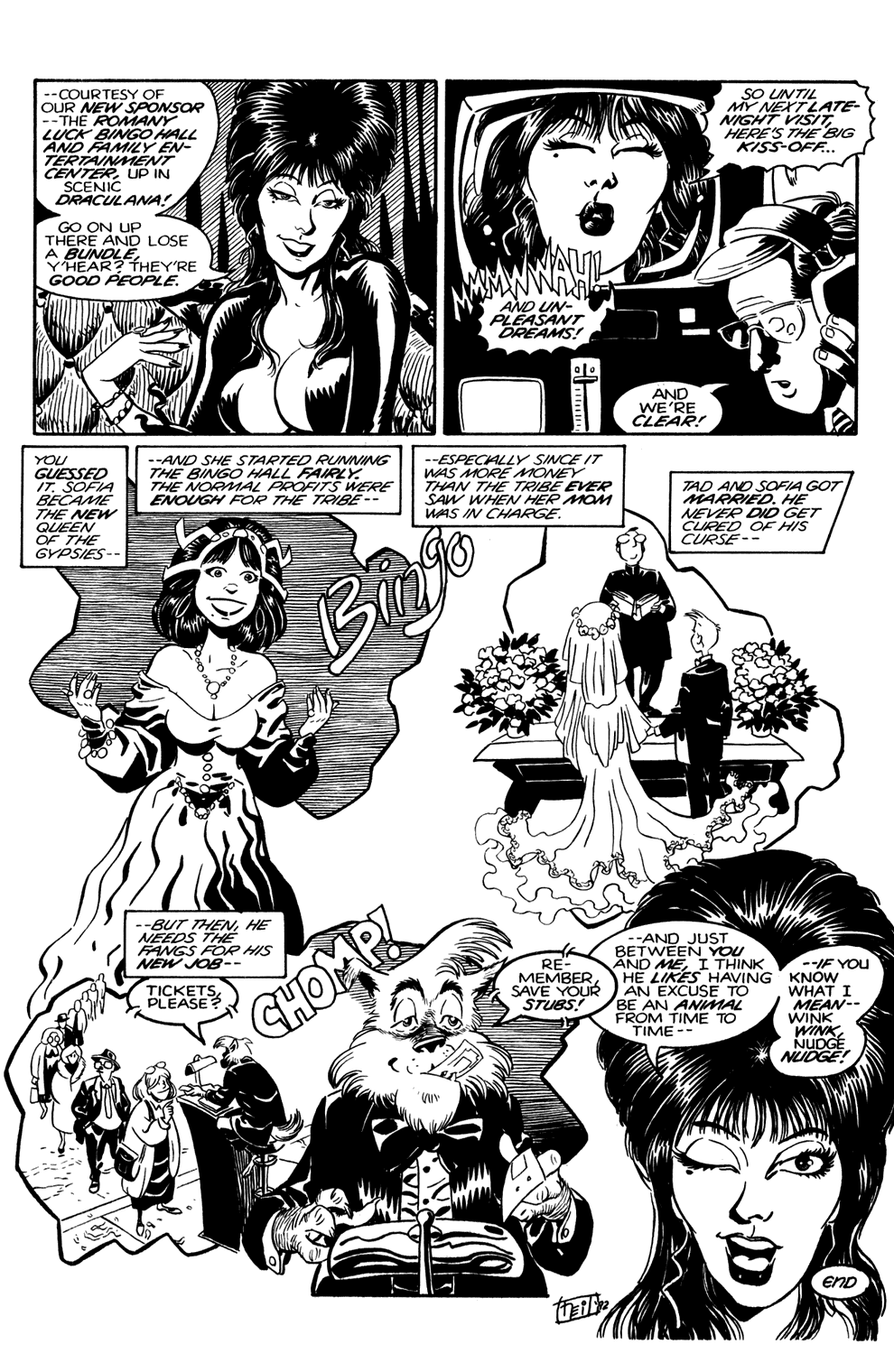 Read online Elvira, Mistress of the Dark comic -  Issue #3 - 17
