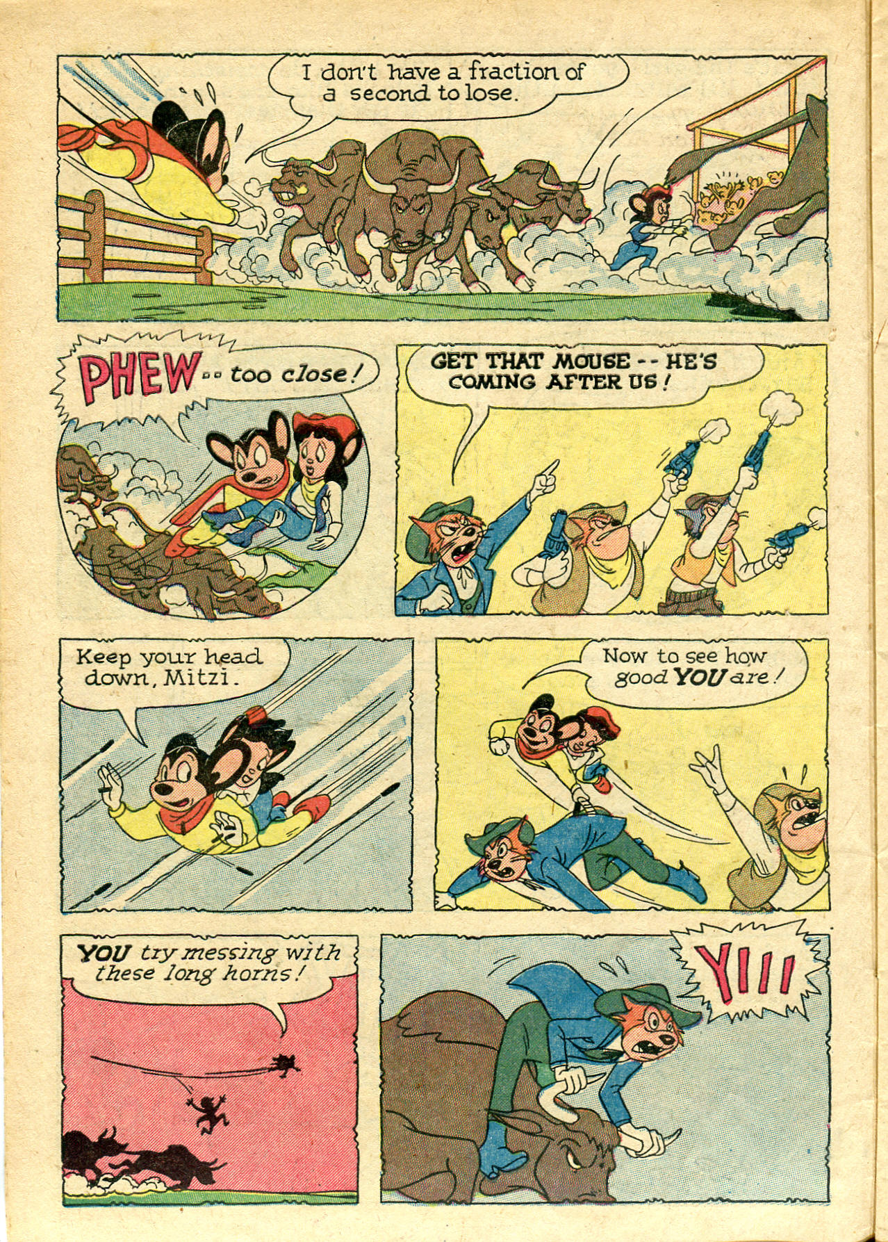Read online Paul Terry's Mighty Mouse Comics comic -  Issue #69 - 10
