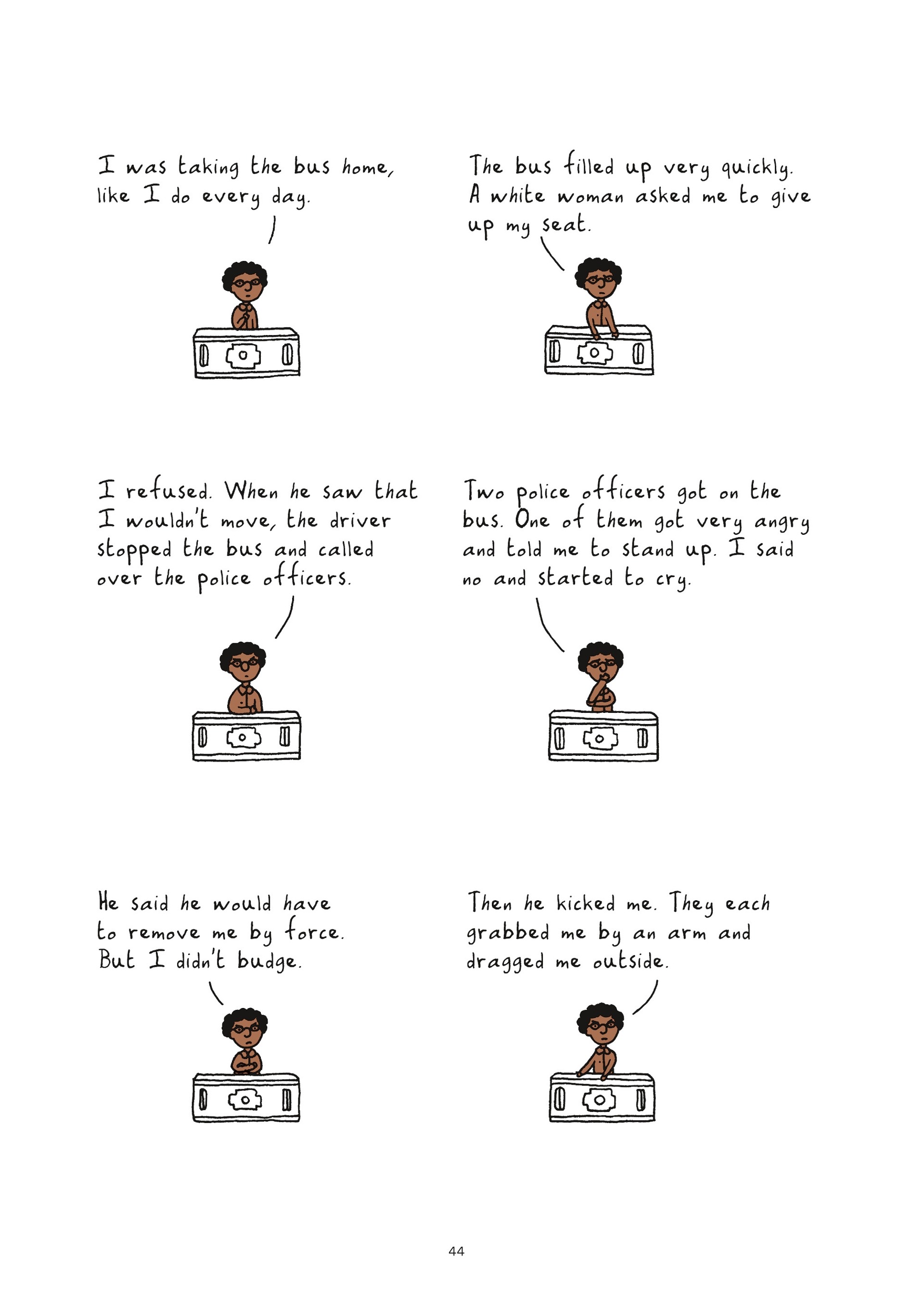 Read online Colored: The Unsung Life of Claudette Colvin comic -  Issue # TPB - 44
