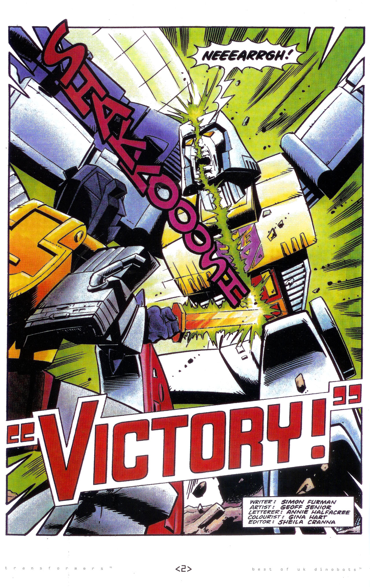 Read online The Transformers: Best of UK: Dinobots comic -  Issue #4 - 5