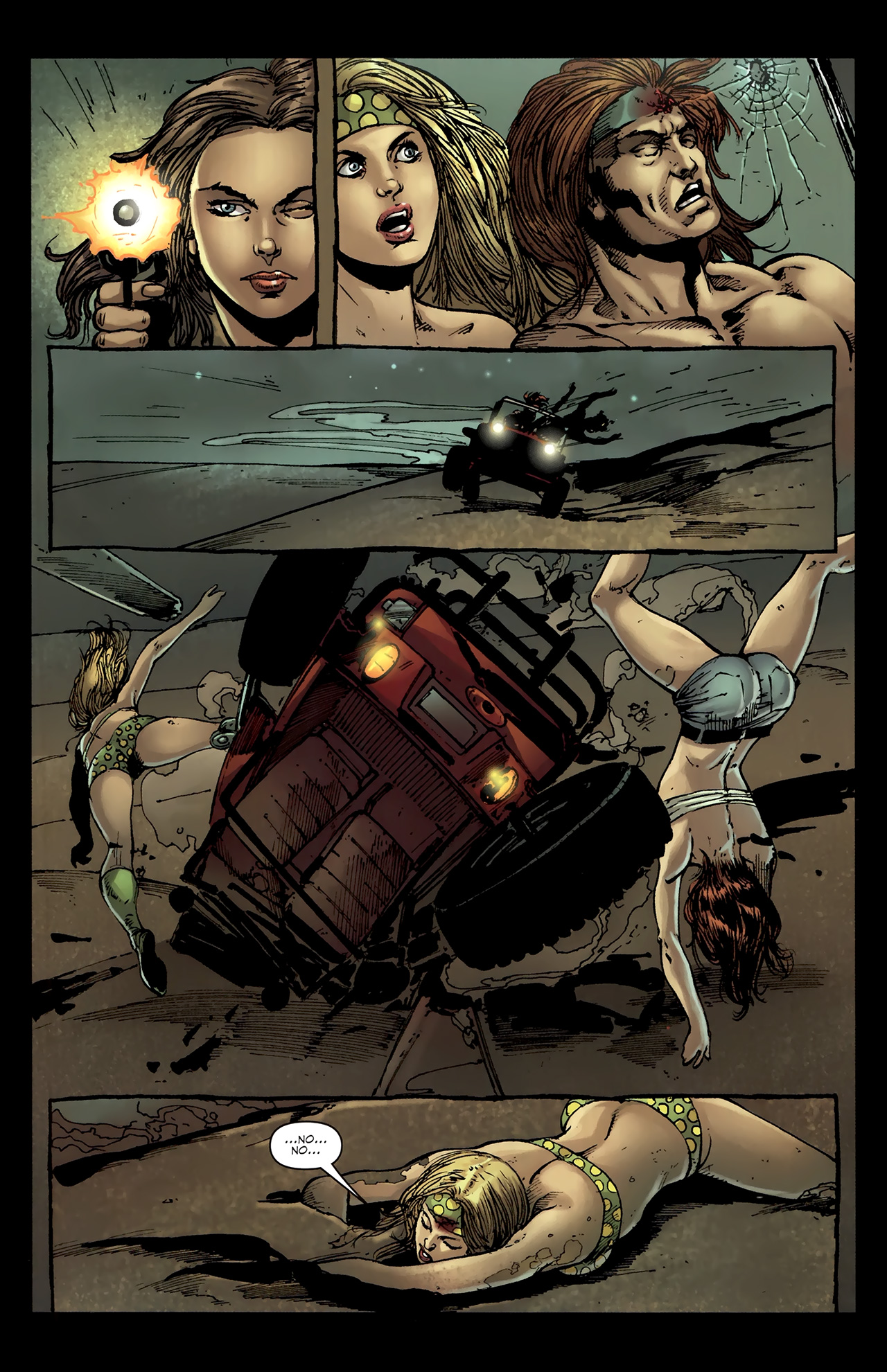 Read online Night of the Living Dead: Death Valley comic -  Issue #4 - 14
