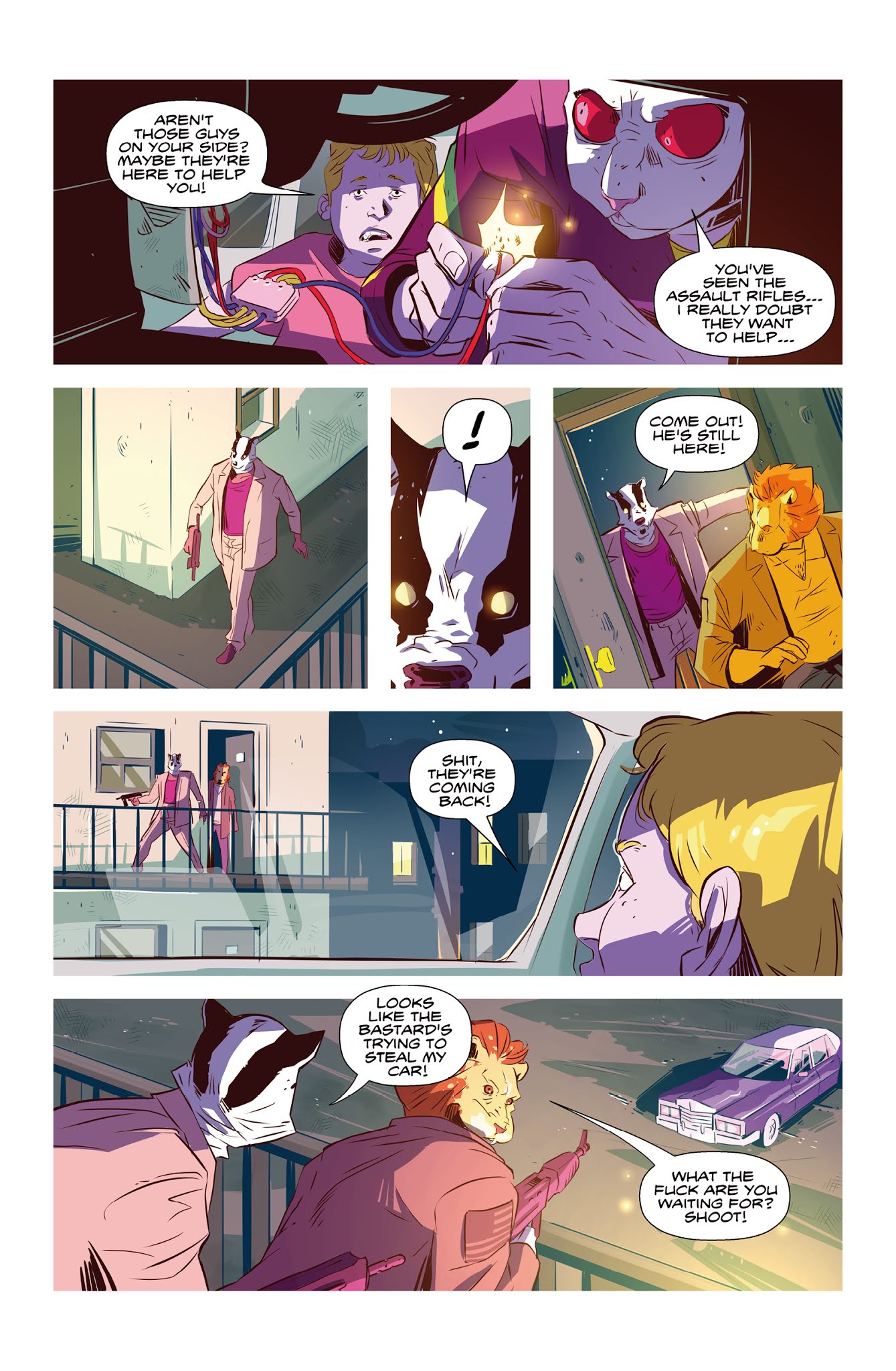 Read online Hotline Miami Wildlife comic -  Issue #8 - 11