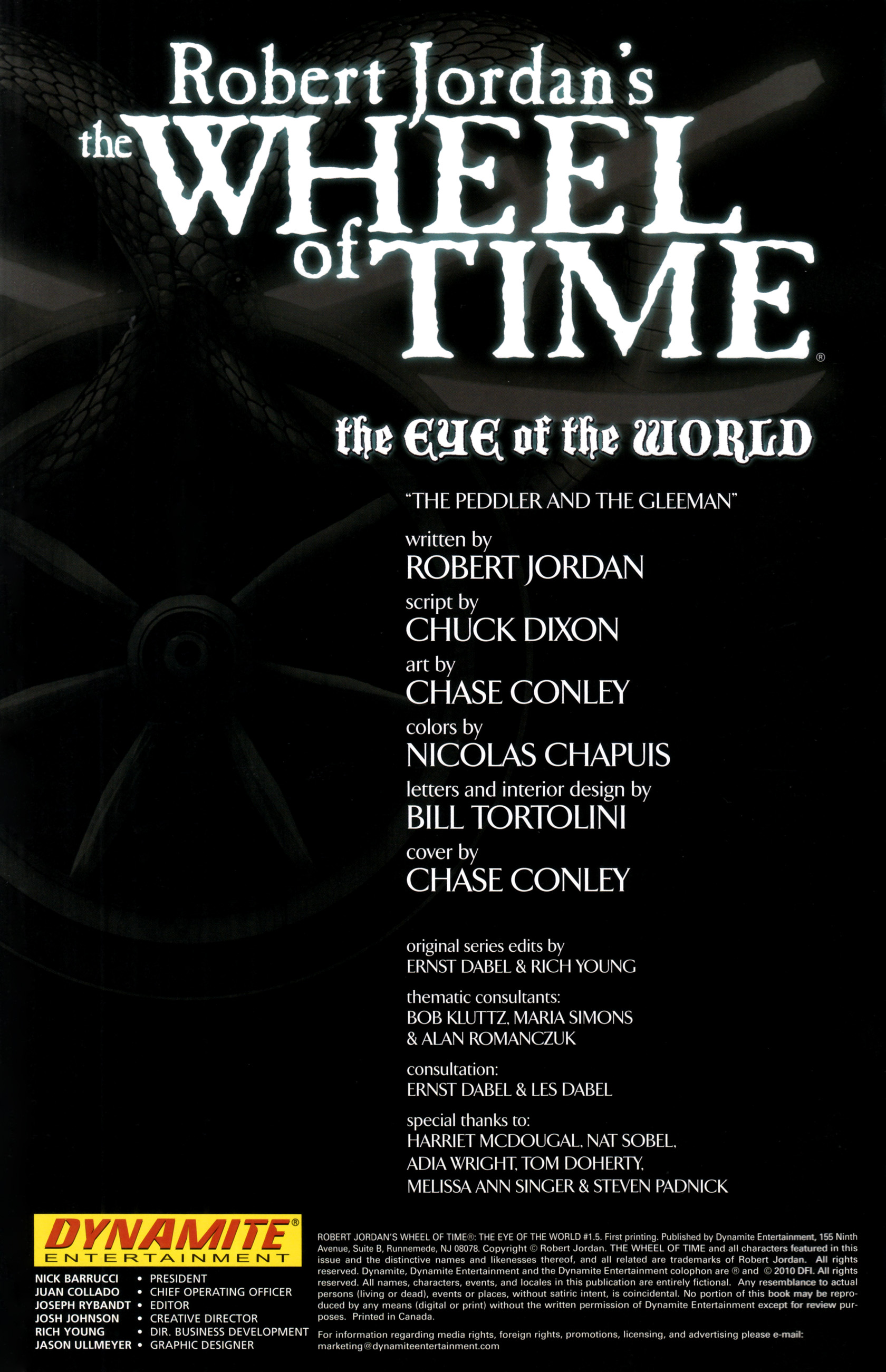 Read online Robert Jordan's Wheel of Time: The Eye of the World comic -  Issue #1.5 - 2