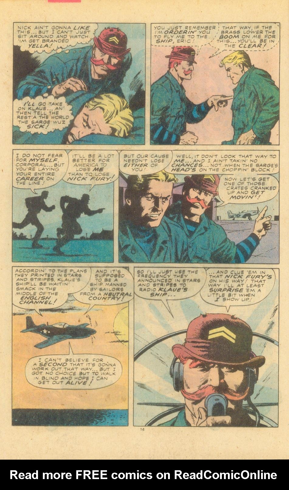 Read online Sgt. Fury comic -  Issue #155 - 16