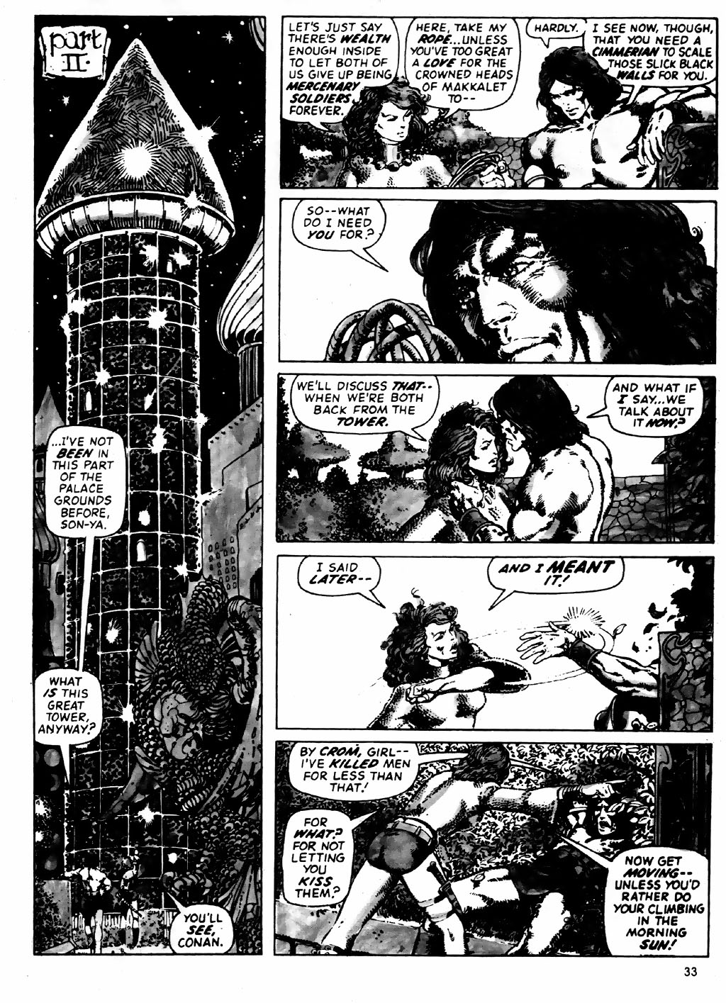 Read online The Savage Sword Of Conan comic -  Issue #82 - 29