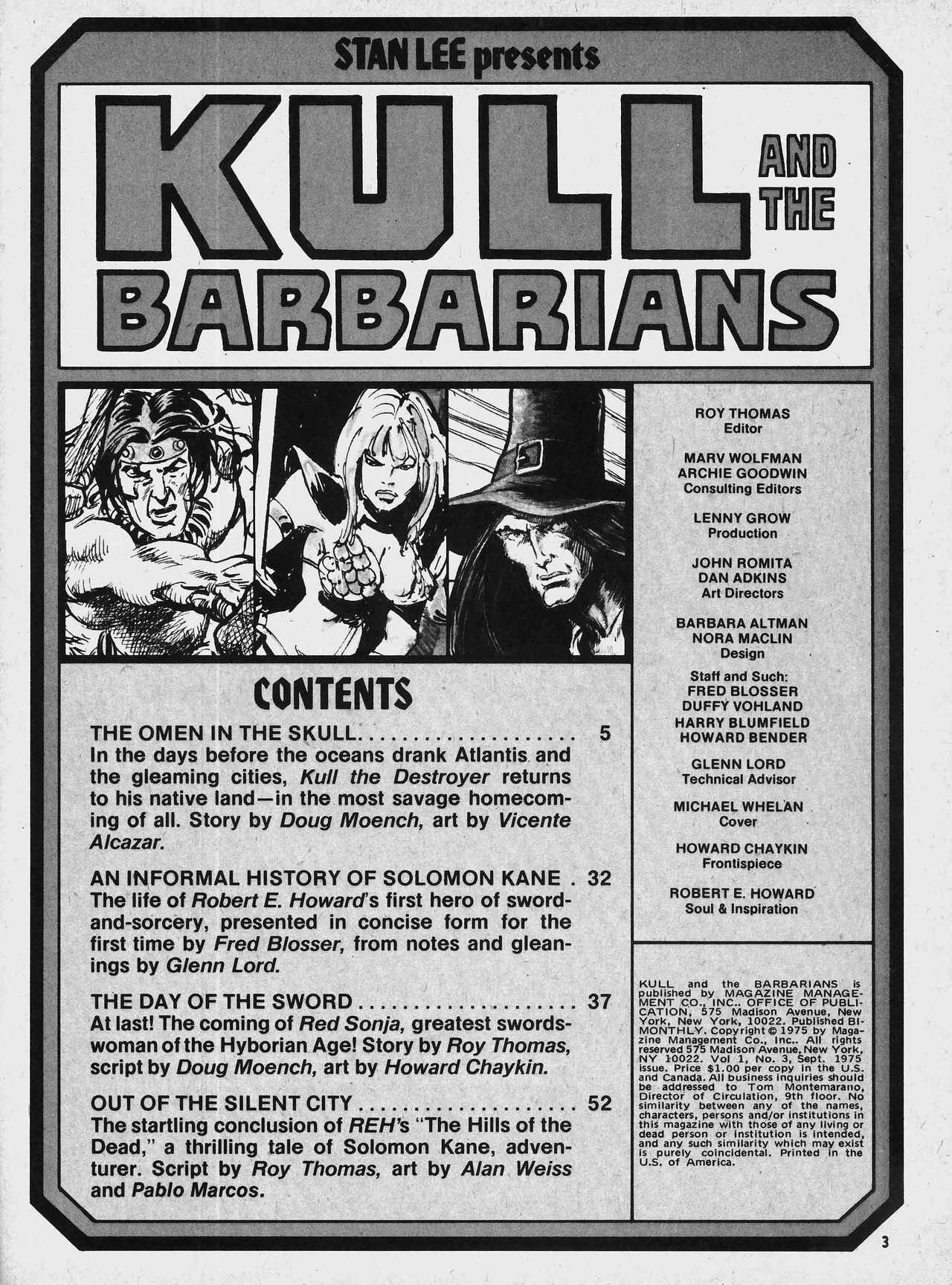 Read online Kull and the Barbarians comic -  Issue #3 - 3