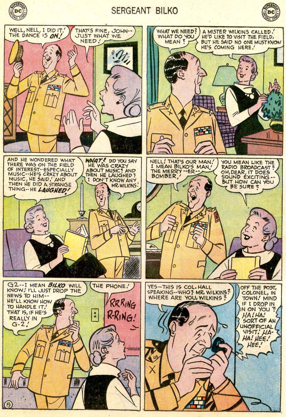 Read online Sergeant Bilko comic -  Issue #2 - 21