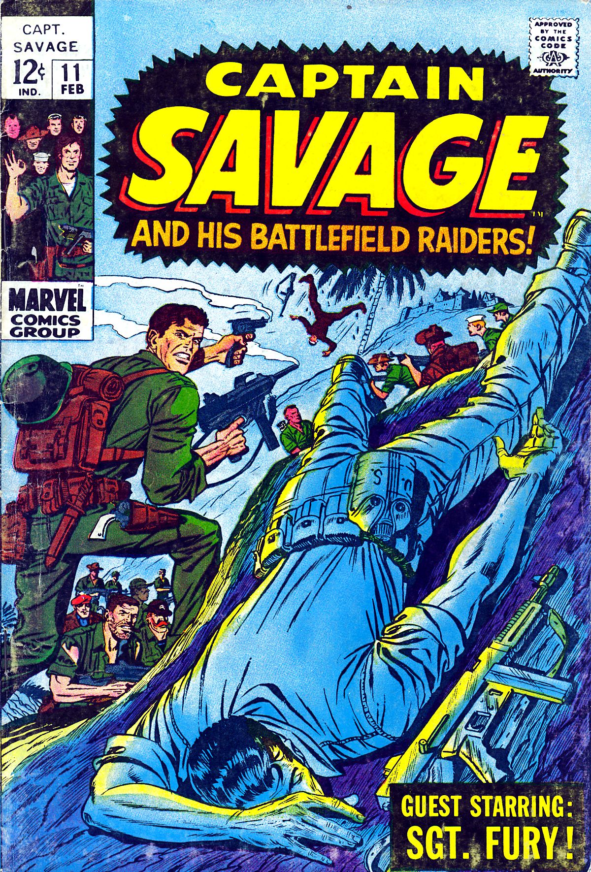 Read online Captain Savage and his Leatherneck Raiders comic -  Issue #11 - 1