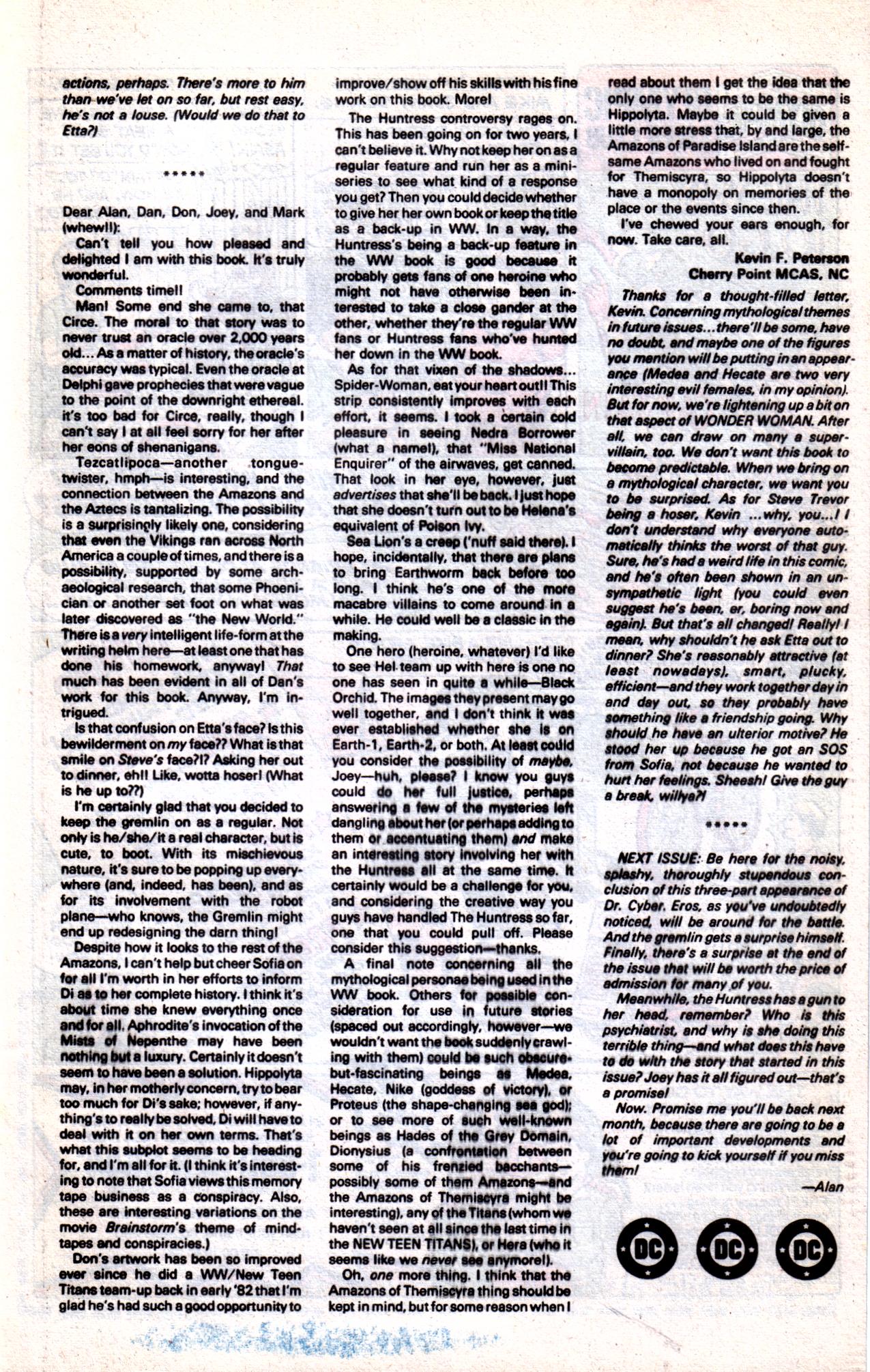 Read online Wonder Woman (1942) comic -  Issue #320 - 26