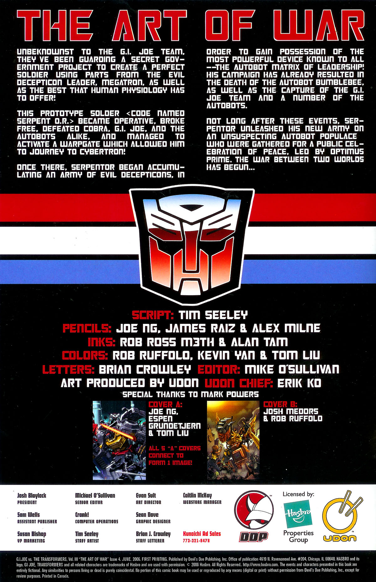 Read online G.I. Joe vs. The Transformers III: The Art of War comic -  Issue #4 - 3