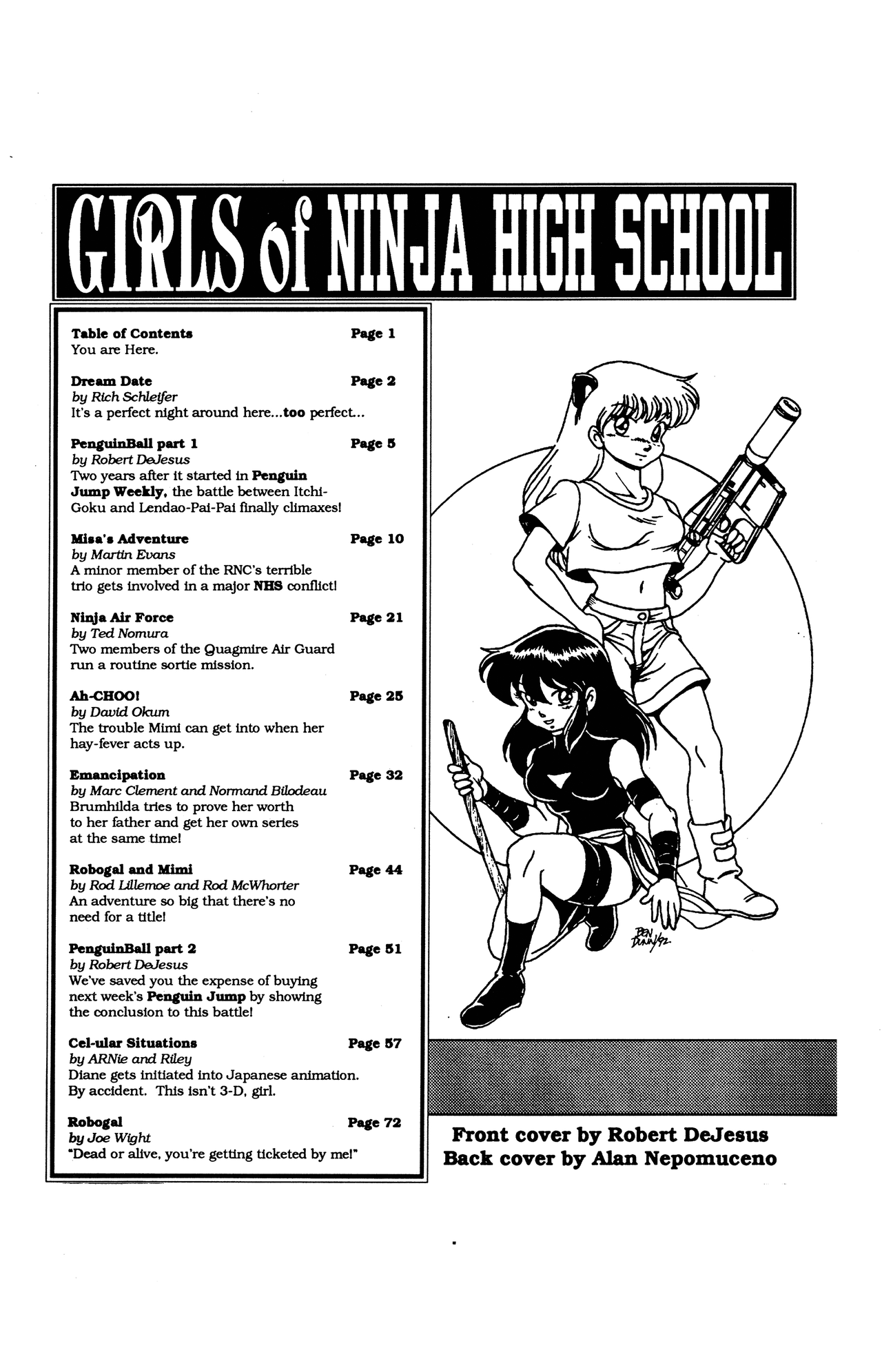 Read online Girls of Ninja High School comic -  Issue #2 - 2