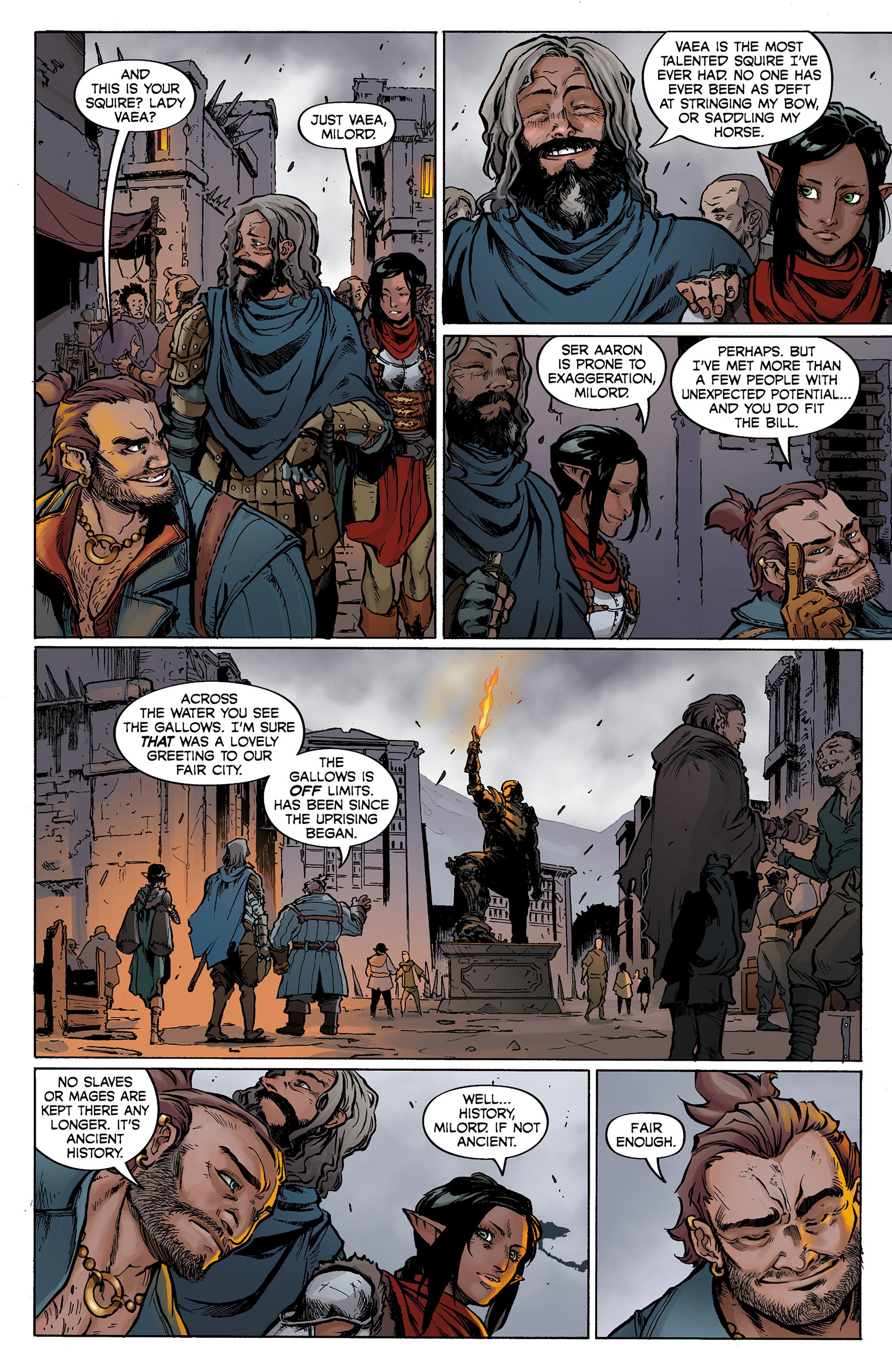 Read online Dragon Age: Knight Errant comic -  Issue #1 - 8