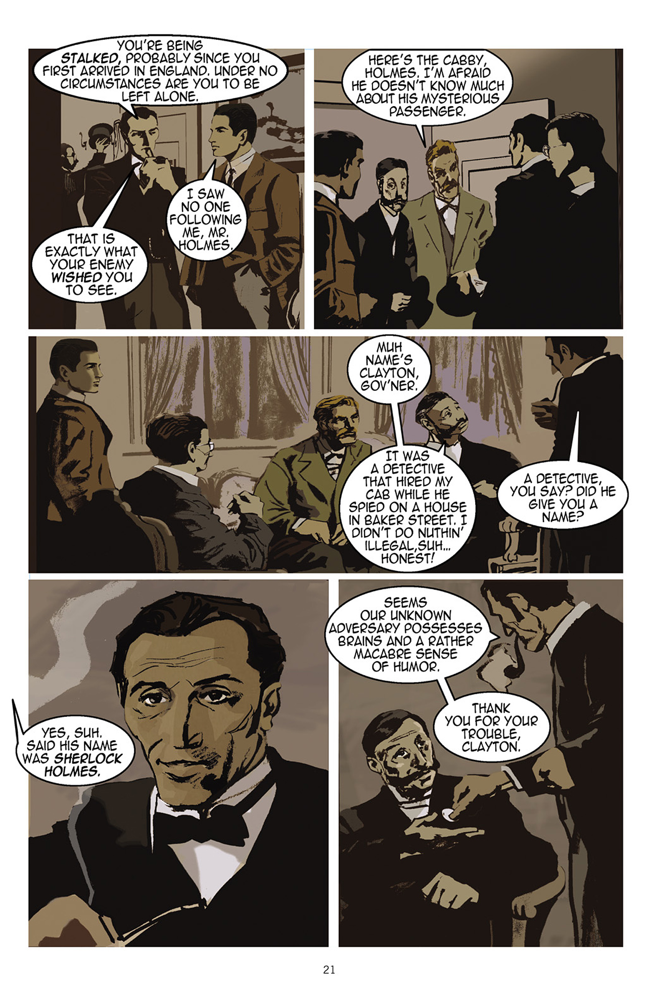 Read online The Hound of the Baskervilles comic -  Issue # TPB - 22