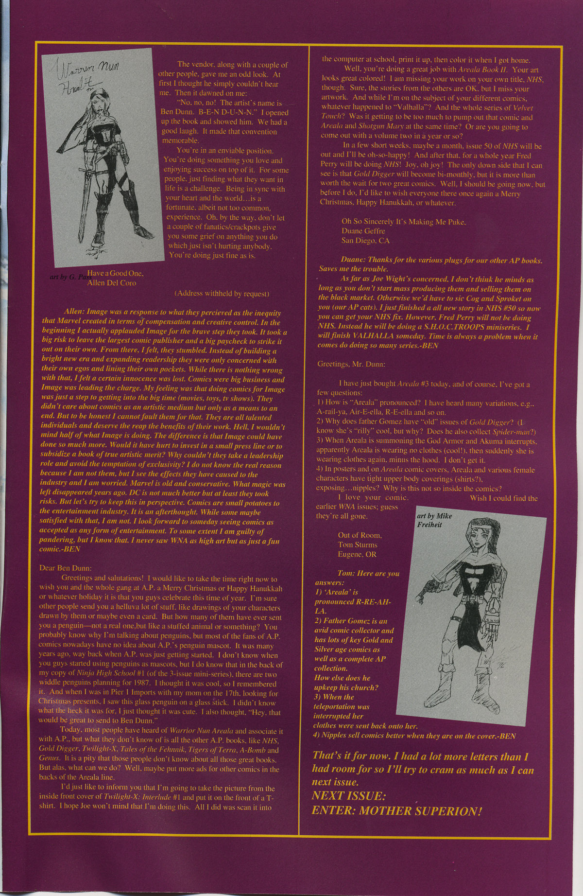 Read online Warrior Nun Areala: Rituals comic -  Issue #4 - 34