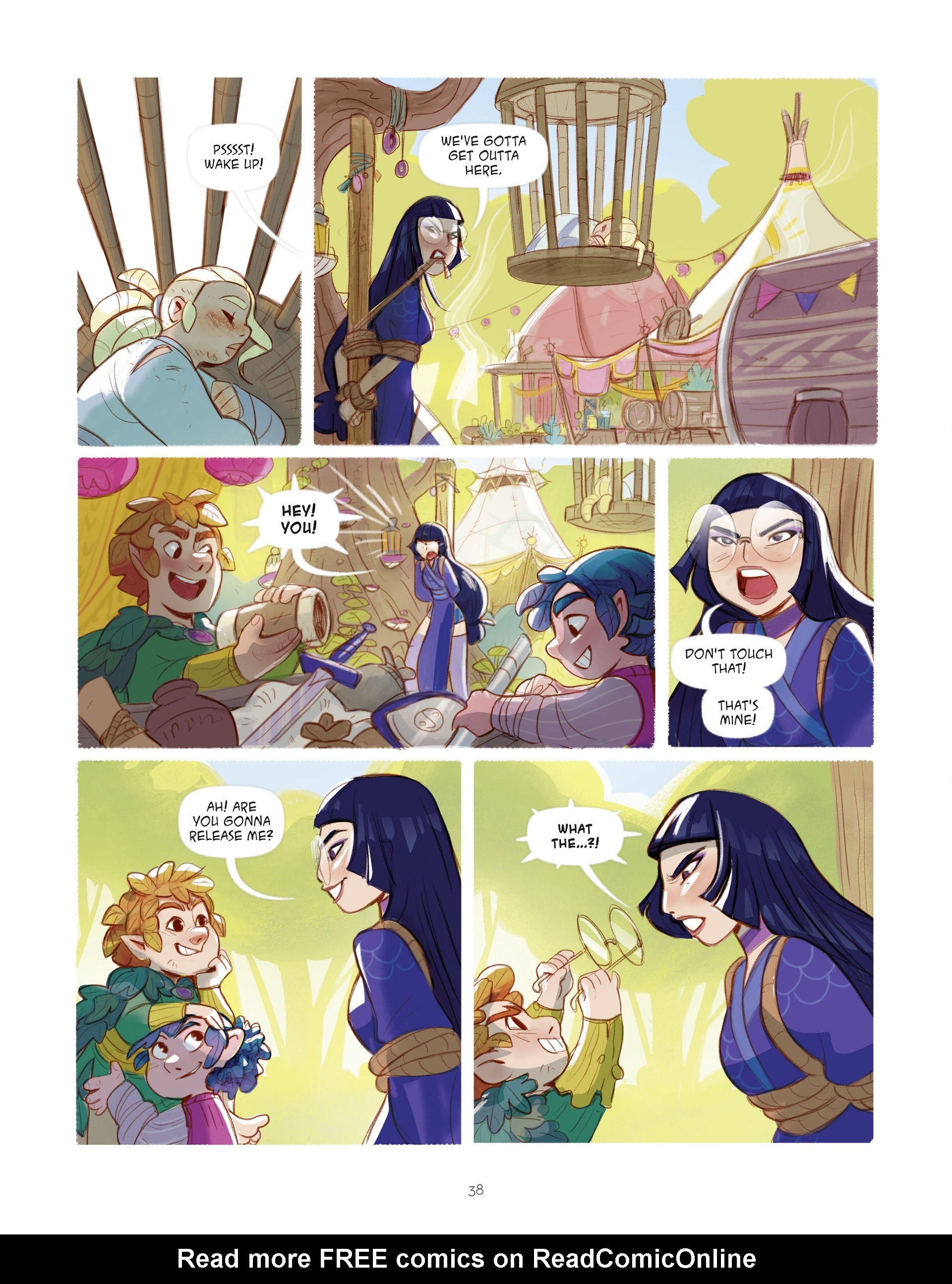 Read online The Unicorn Legacy: Call of the Goddess comic -  Issue # TPB - 37