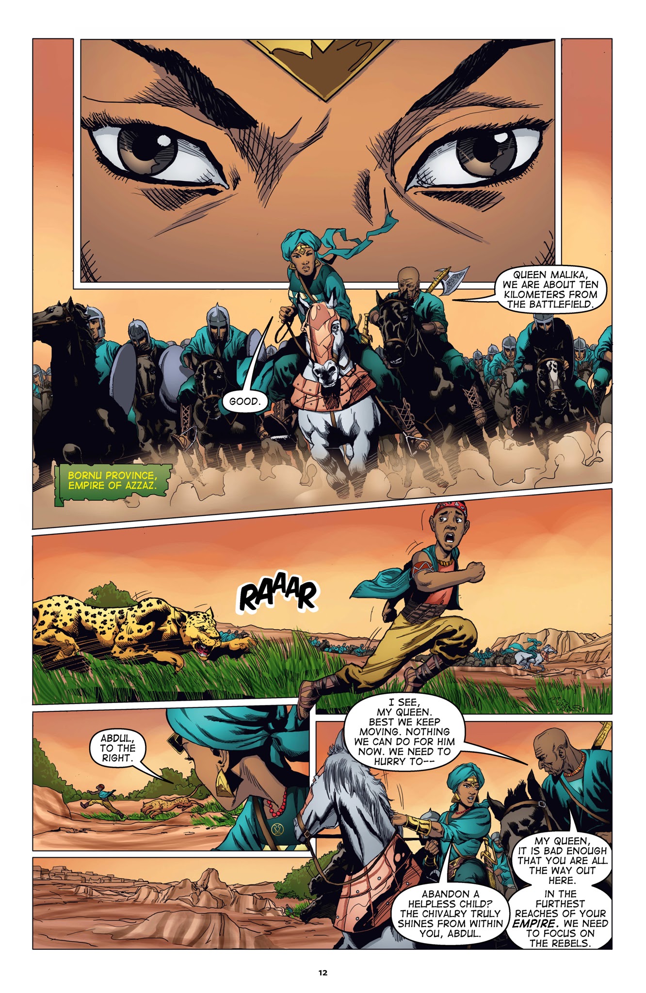 Read online Malika: Warrior Queen comic -  Issue # TPB 1 (Part 1) - 14