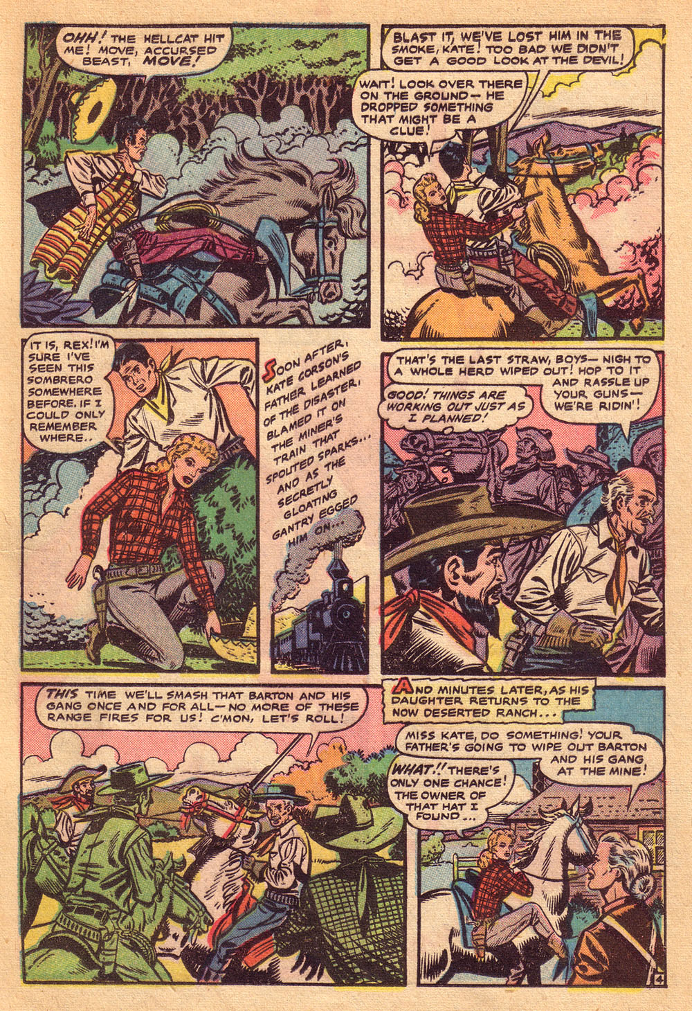 Read online Cowgirl Romances (1950) comic -  Issue #4 - 17