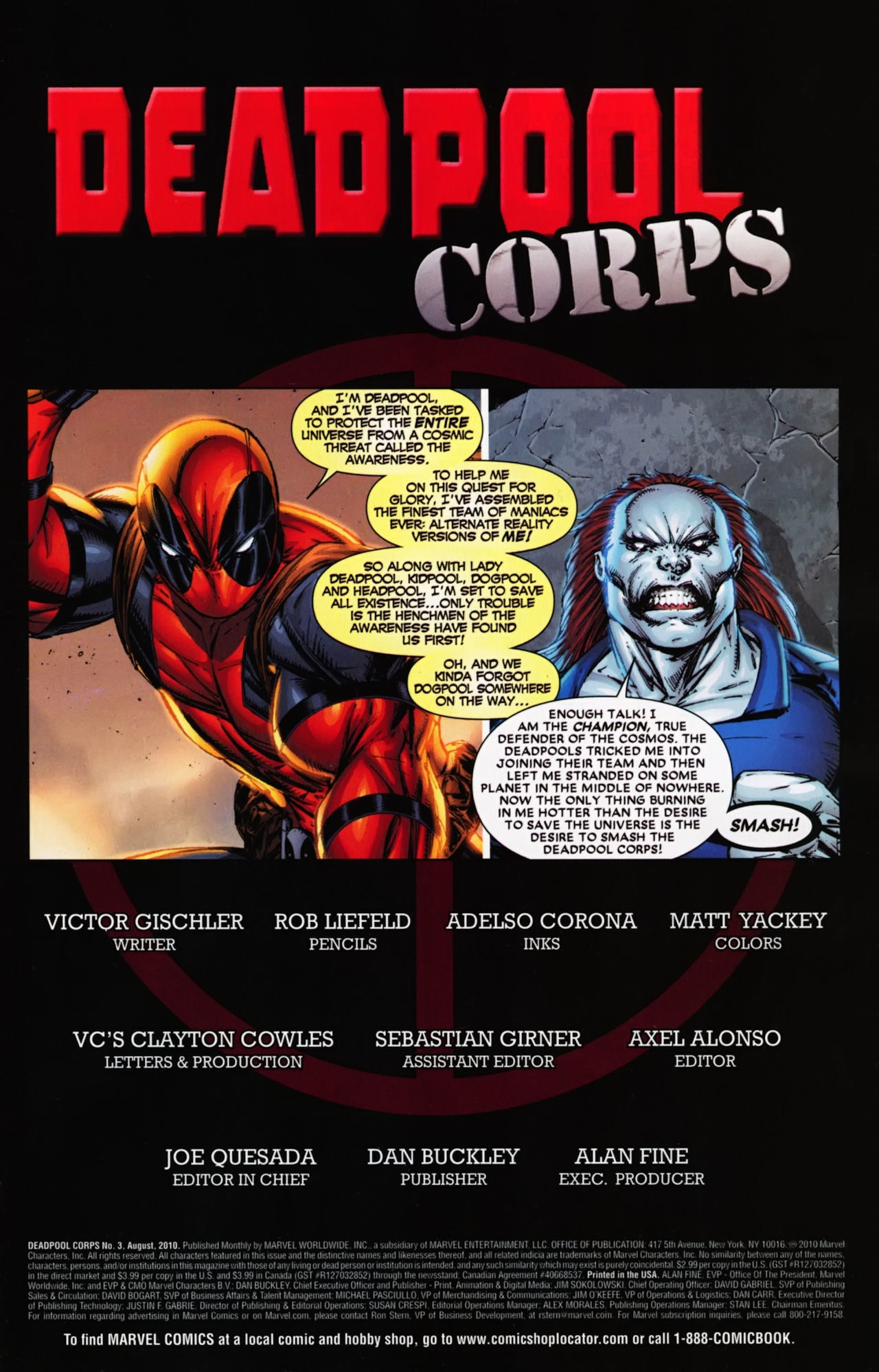 Read online Deadpool Corps (2010) comic -  Issue #3 - 2
