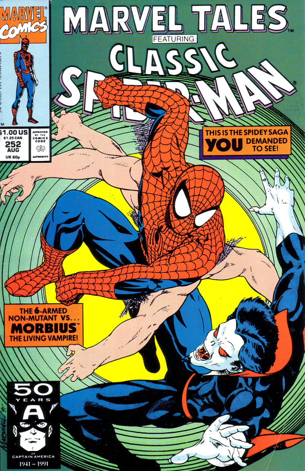 Read online Marvel Tales (1964) comic -  Issue #252 - 1