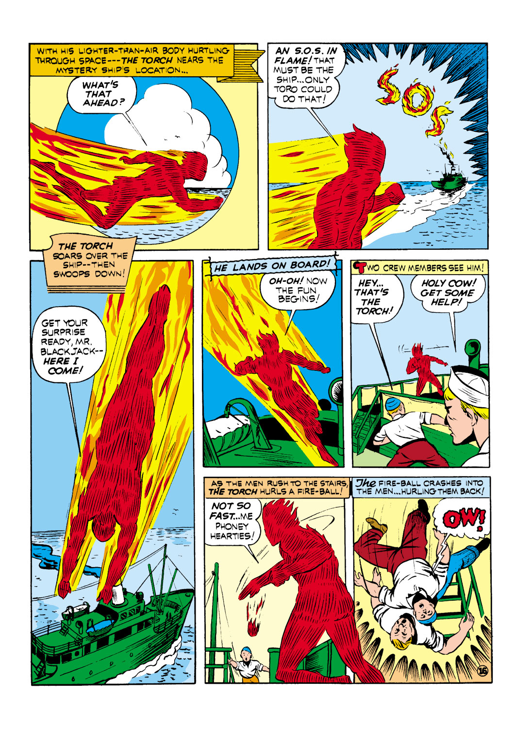 Read online The Human Torch (1940) comic -  Issue #4 - 18