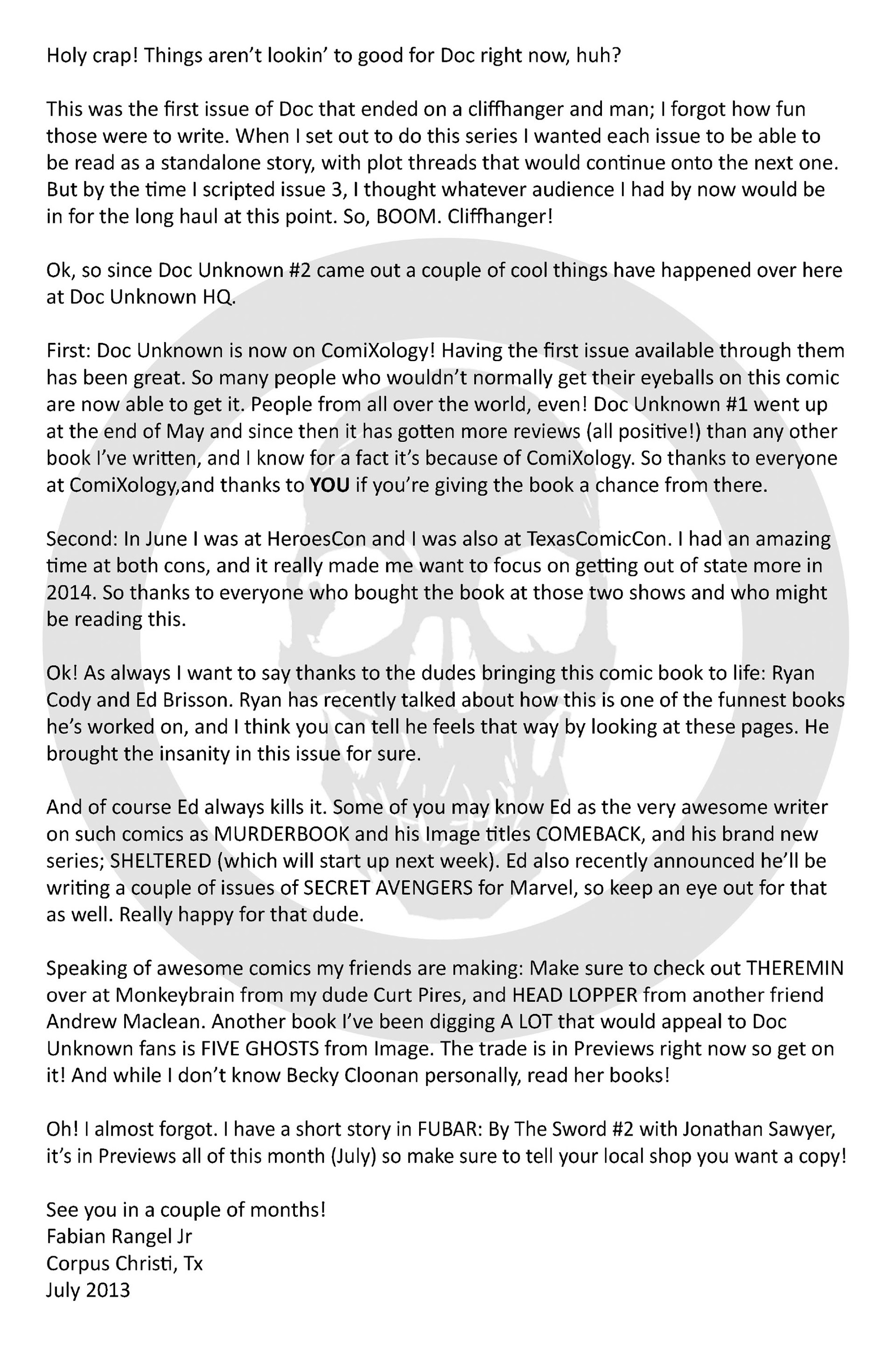 Read online Doc Unknown comic -  Issue #3 - 25