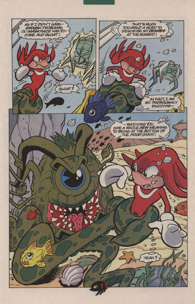 Read online Knuckles the Echidna comic -  Issue #8 - 19