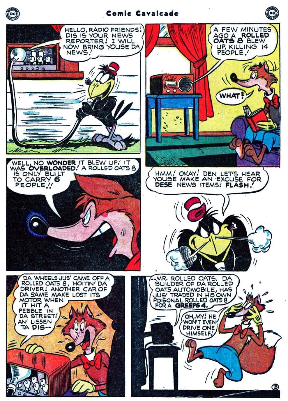 Read online Comic Cavalcade comic -  Issue #39 - 5