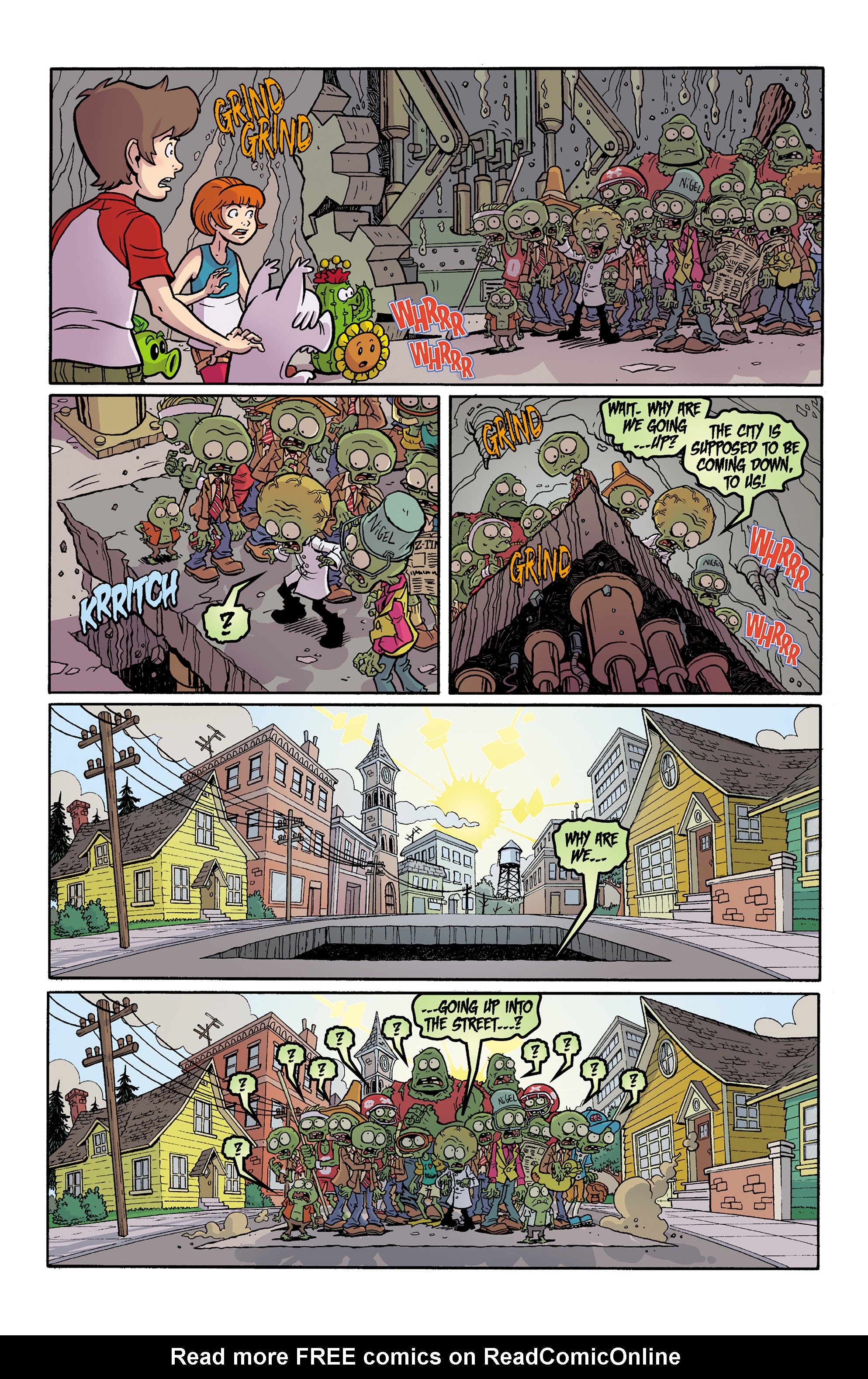 Read online Plants vs. Zombies: Boom Boom Mushroom comic -  Issue #12 - 17
