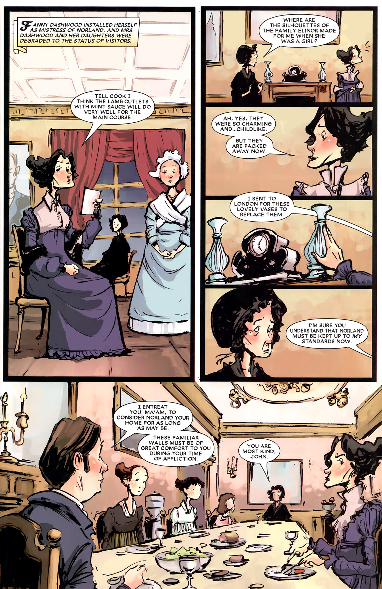 Read online Sense & Sensibility comic -  Issue #1 - 4
