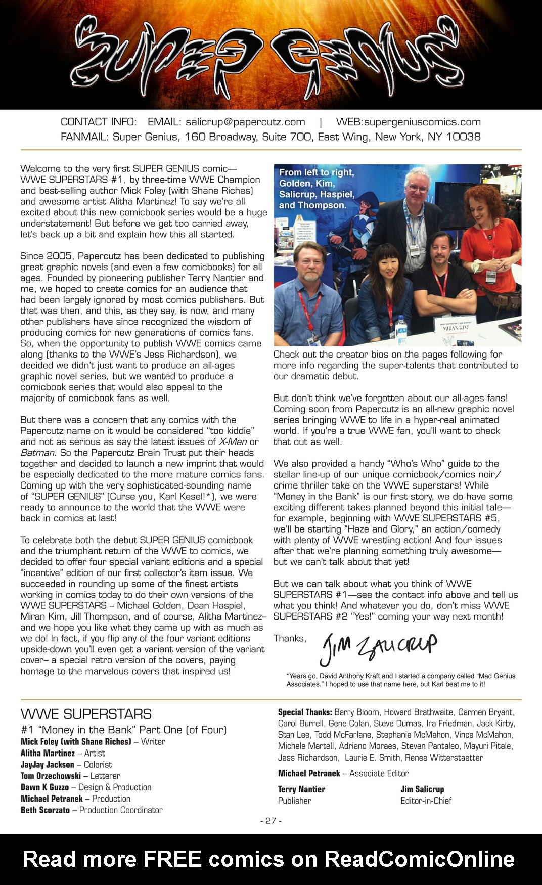 Read online WWE Superstars comic -  Issue #1 - 28