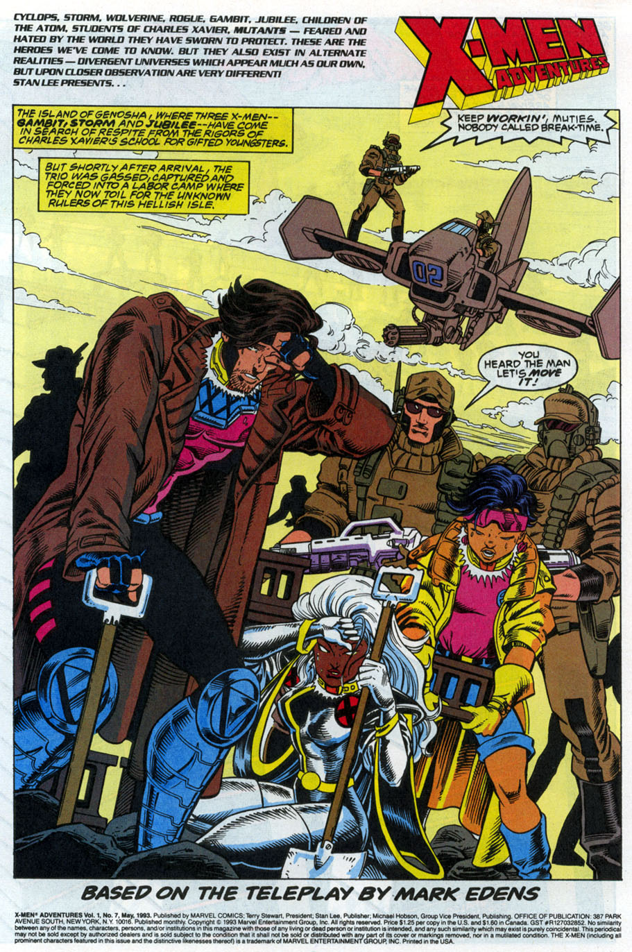 X-Men Adventures (1992) issue 7 - Page 2