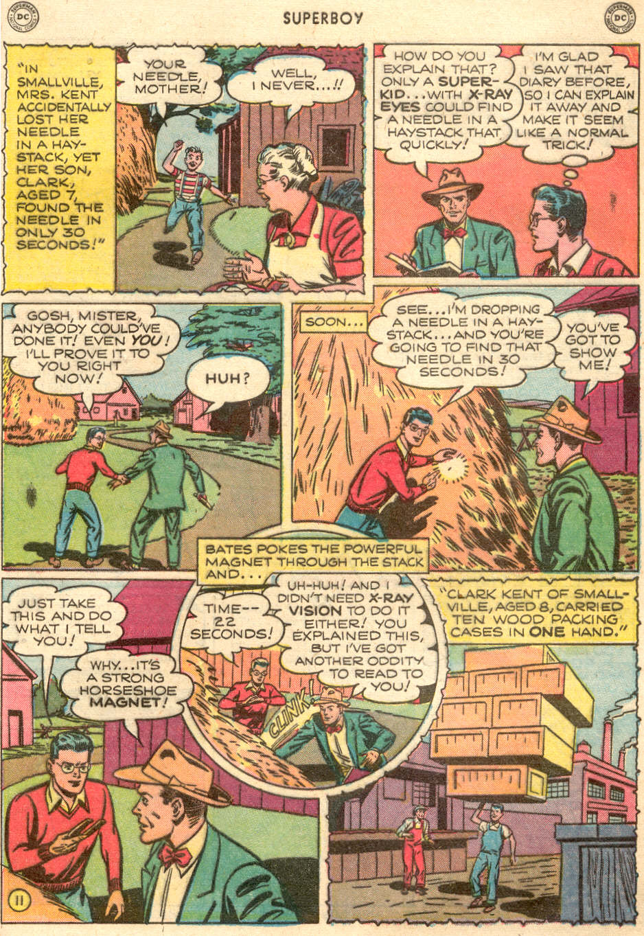 Read online Superboy (1949) comic -  Issue #7 - 42