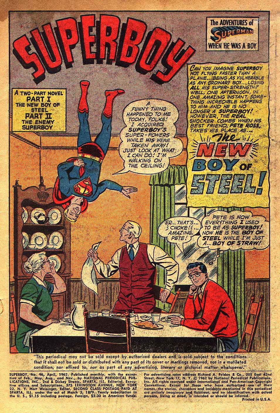 Superboy (1949) 96 Page 1