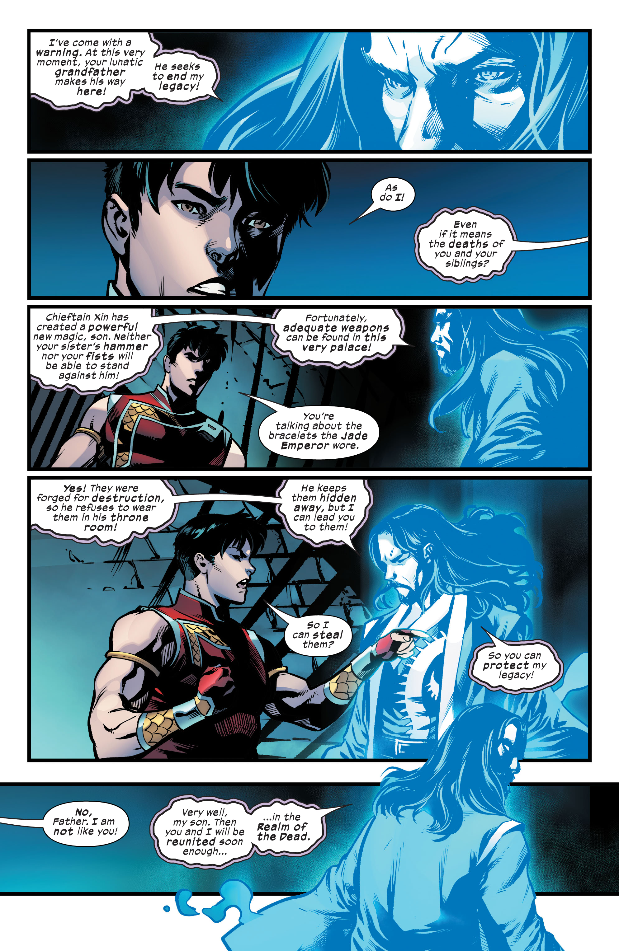 Read online Shang-Chi (2021) comic -  Issue #11 - 12