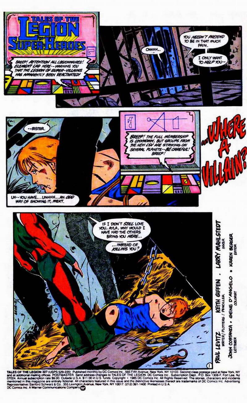 Read online Tales of the Legion comic -  Issue #327 - 2