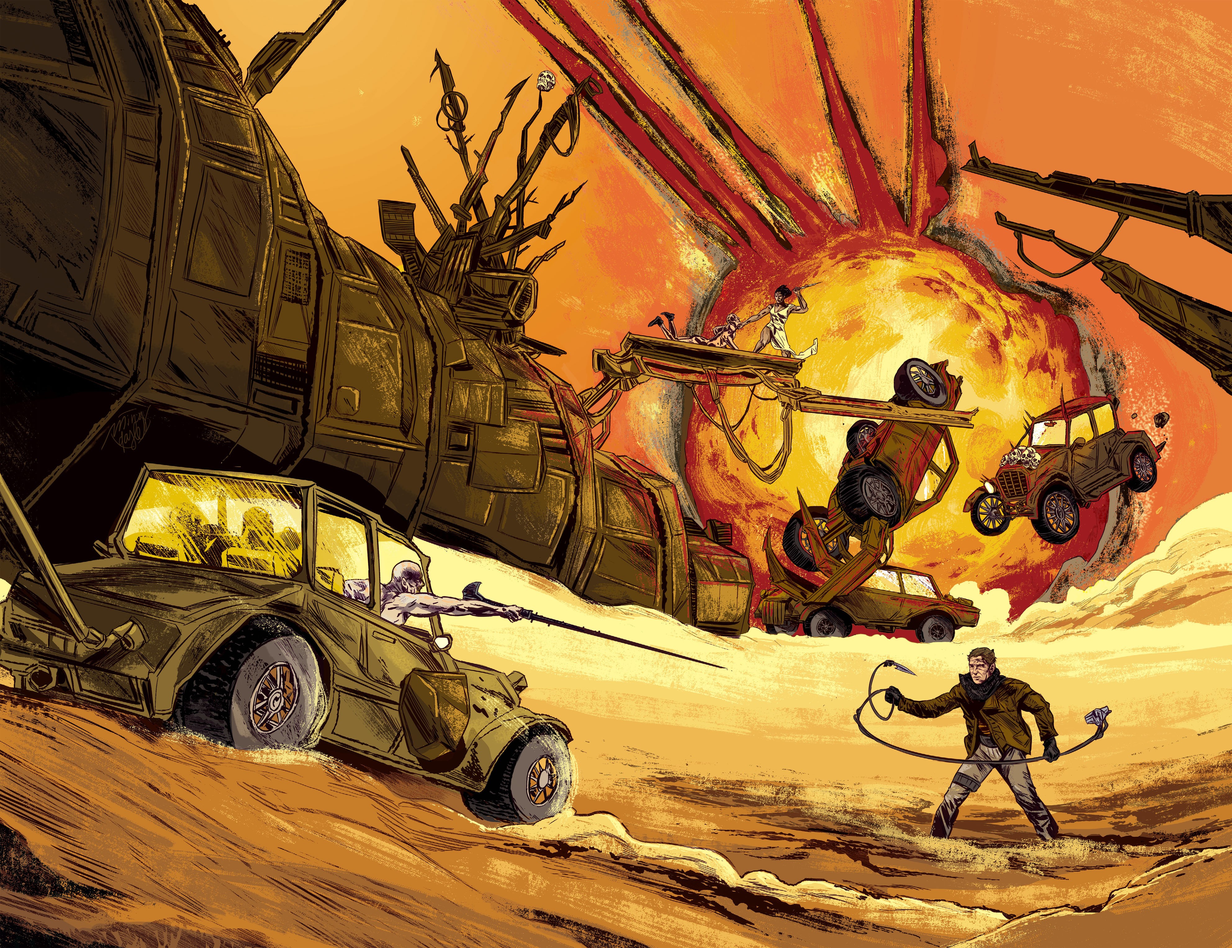 Read online Mad Max: Fury Road Inspired Artists Deluxe Edition comic -  Issue # TPB - 50