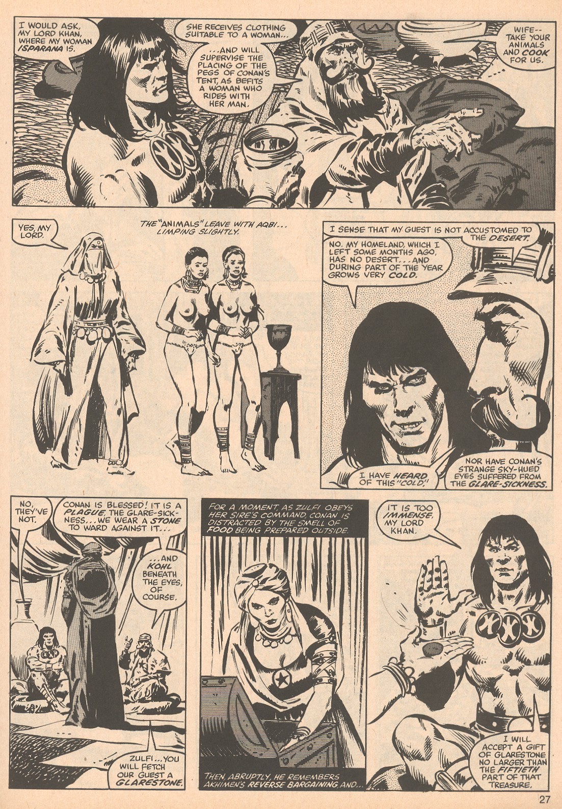 Read online The Savage Sword Of Conan comic -  Issue #57 - 27