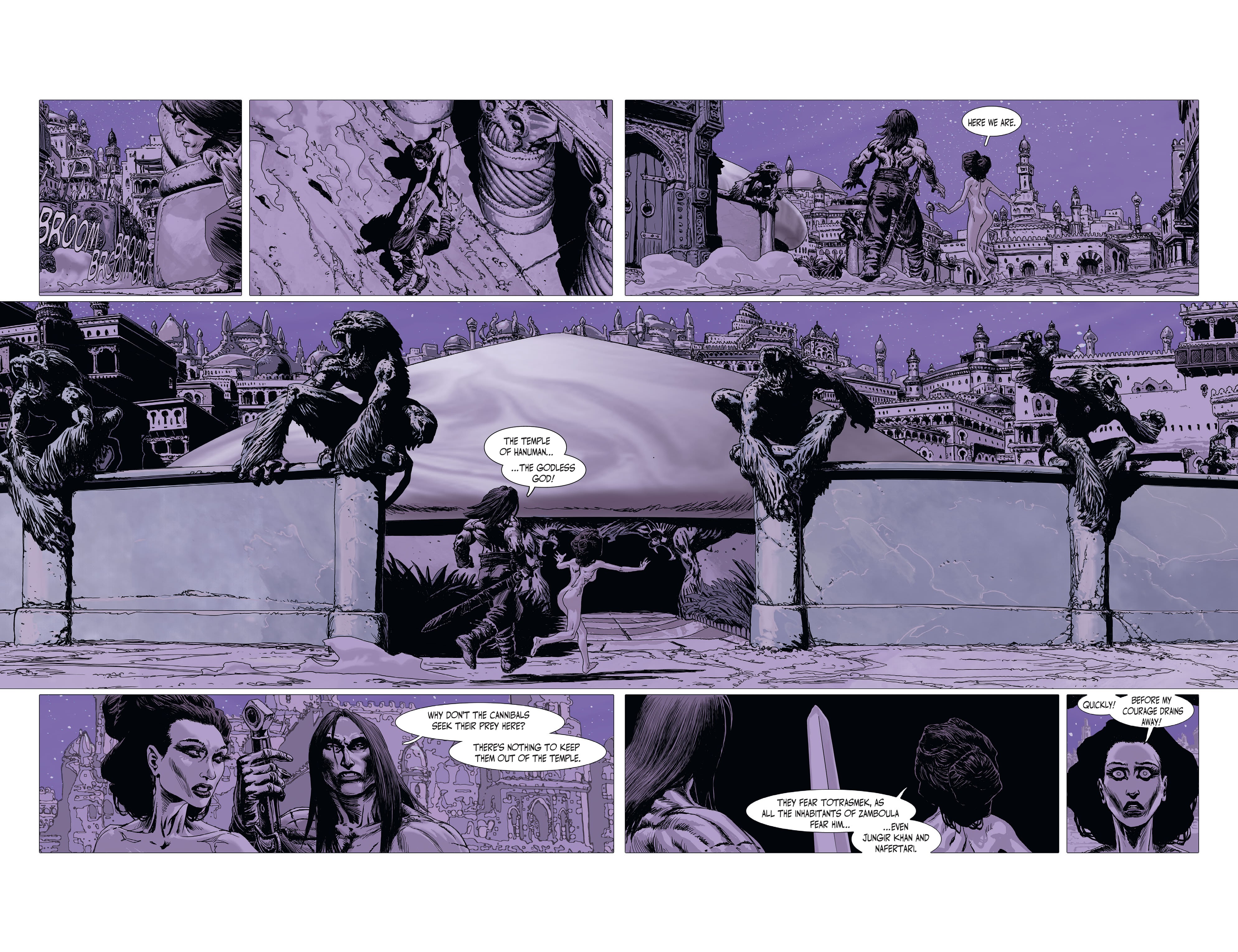 Read online The Cimmerian: The Man-Eaters Of Zamboula comic -  Issue #2 - 6