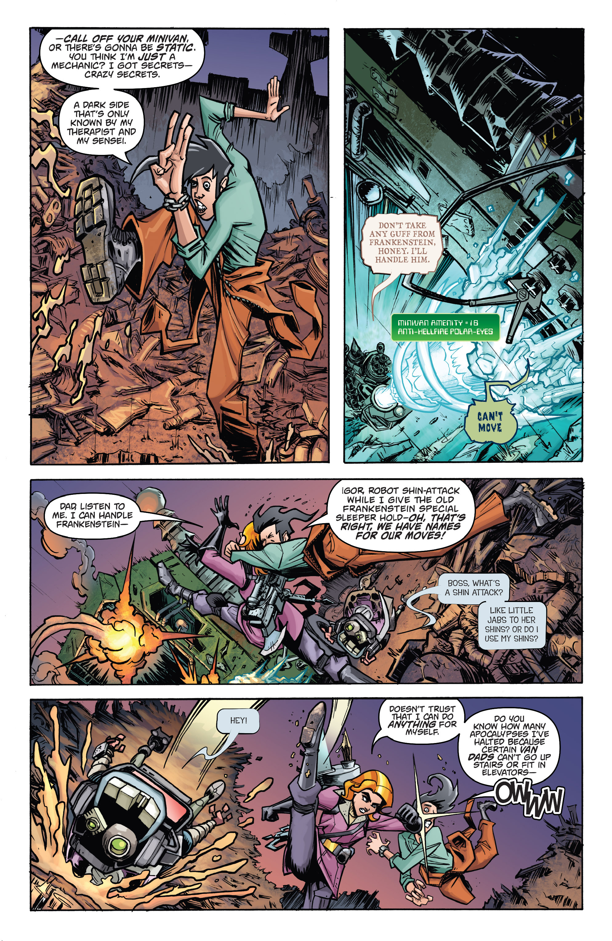 Read online Monster Motors: The Curse of Minivan Helsing comic -  Issue #1 - 11