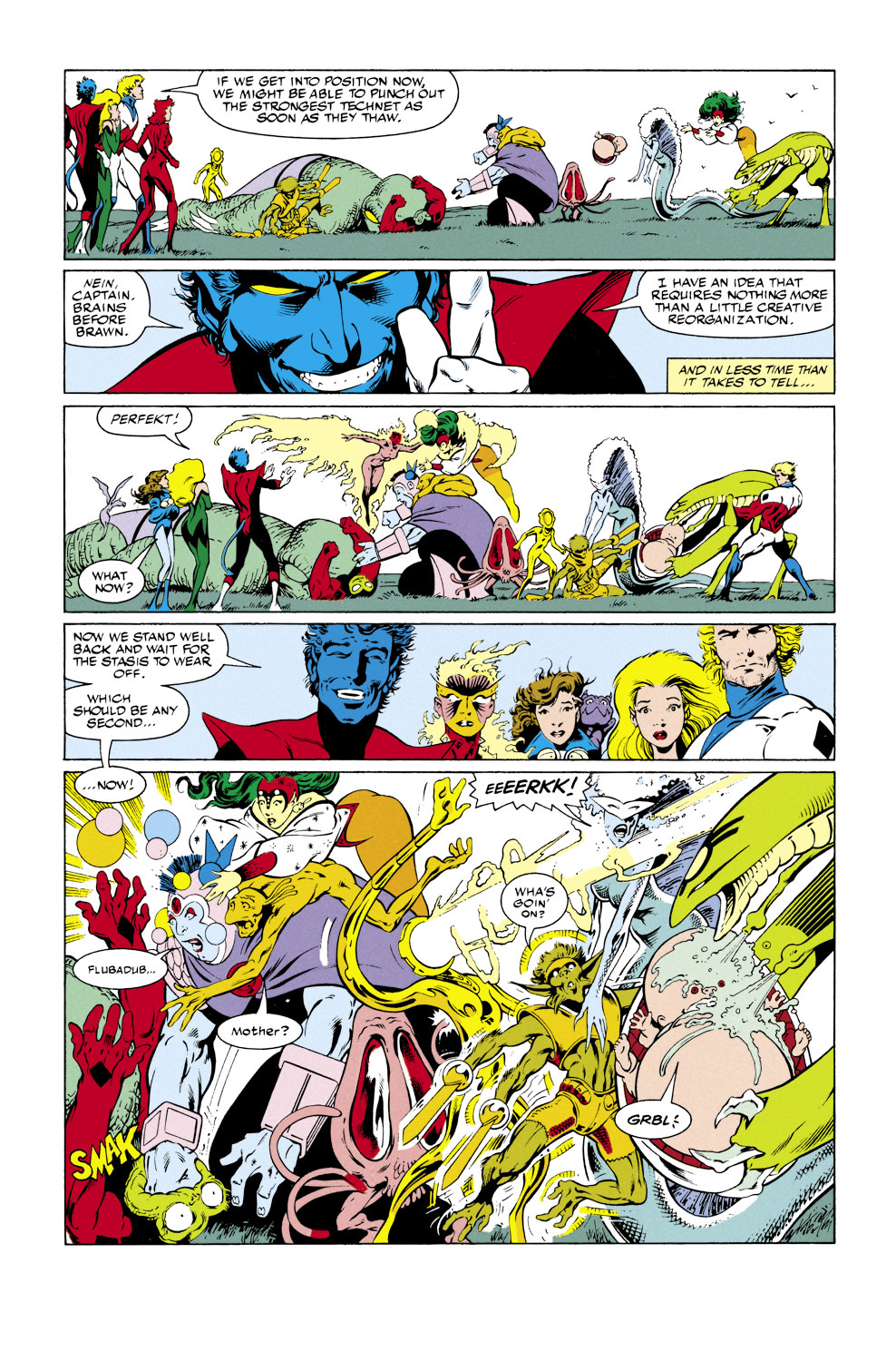 Read online Excalibur (1988) comic -  Issue #42 - 17